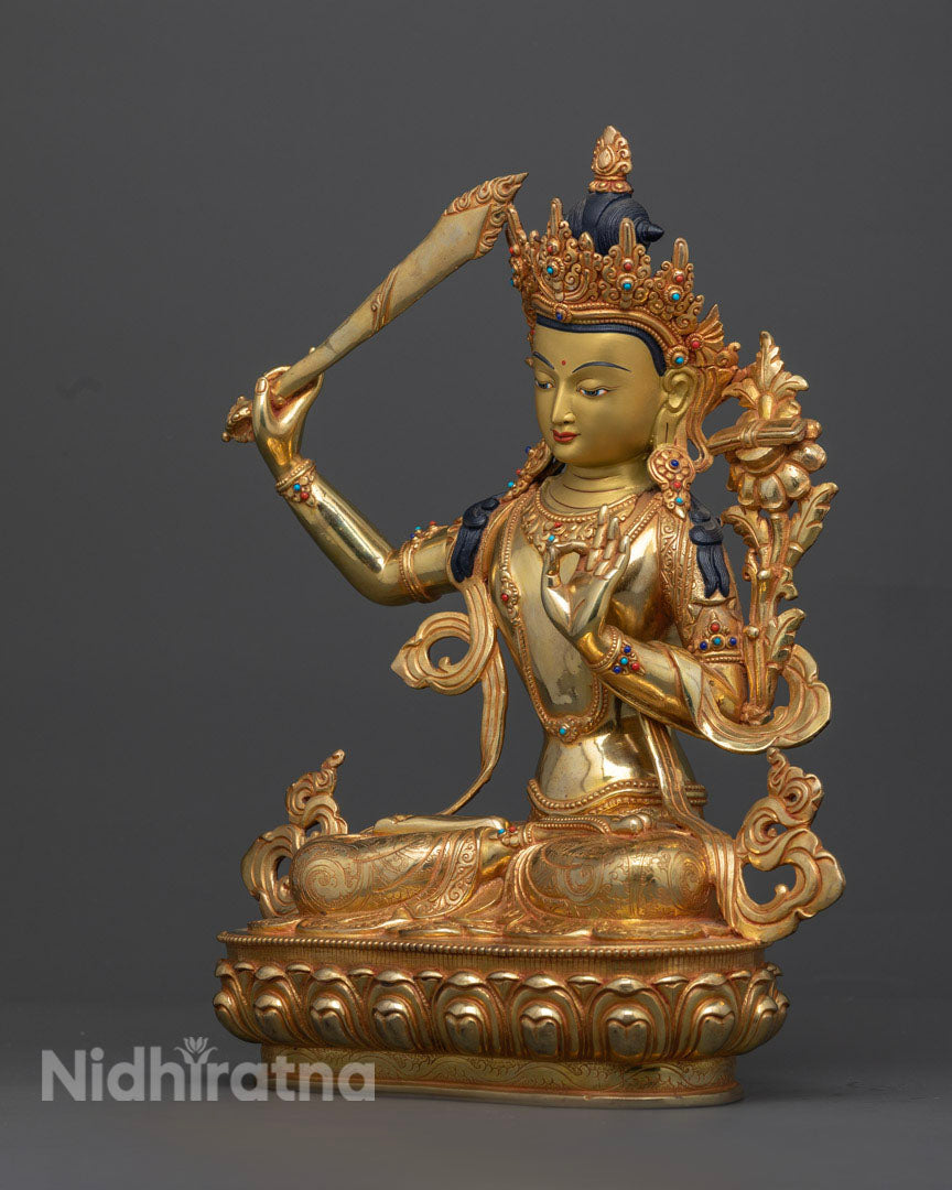 Tibetan Manjushri Statue | Manjushree Statue | Himalayan Art
