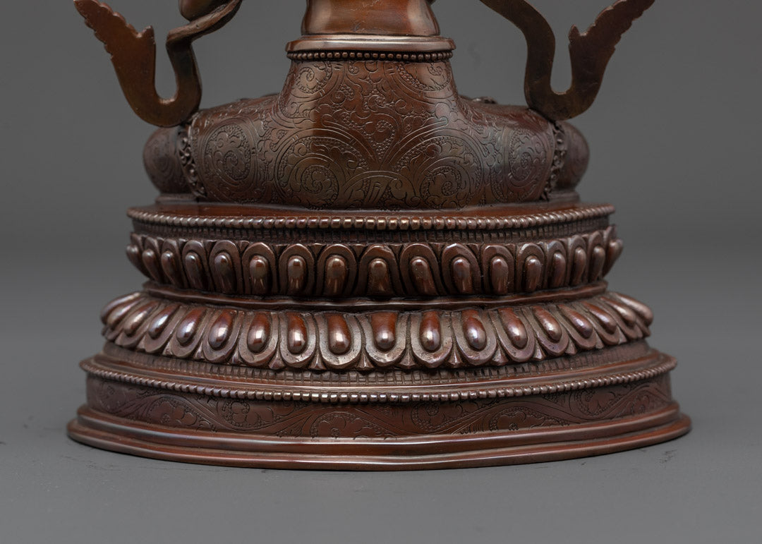 Manjushri Statue | Traditional Nepalese Artwork