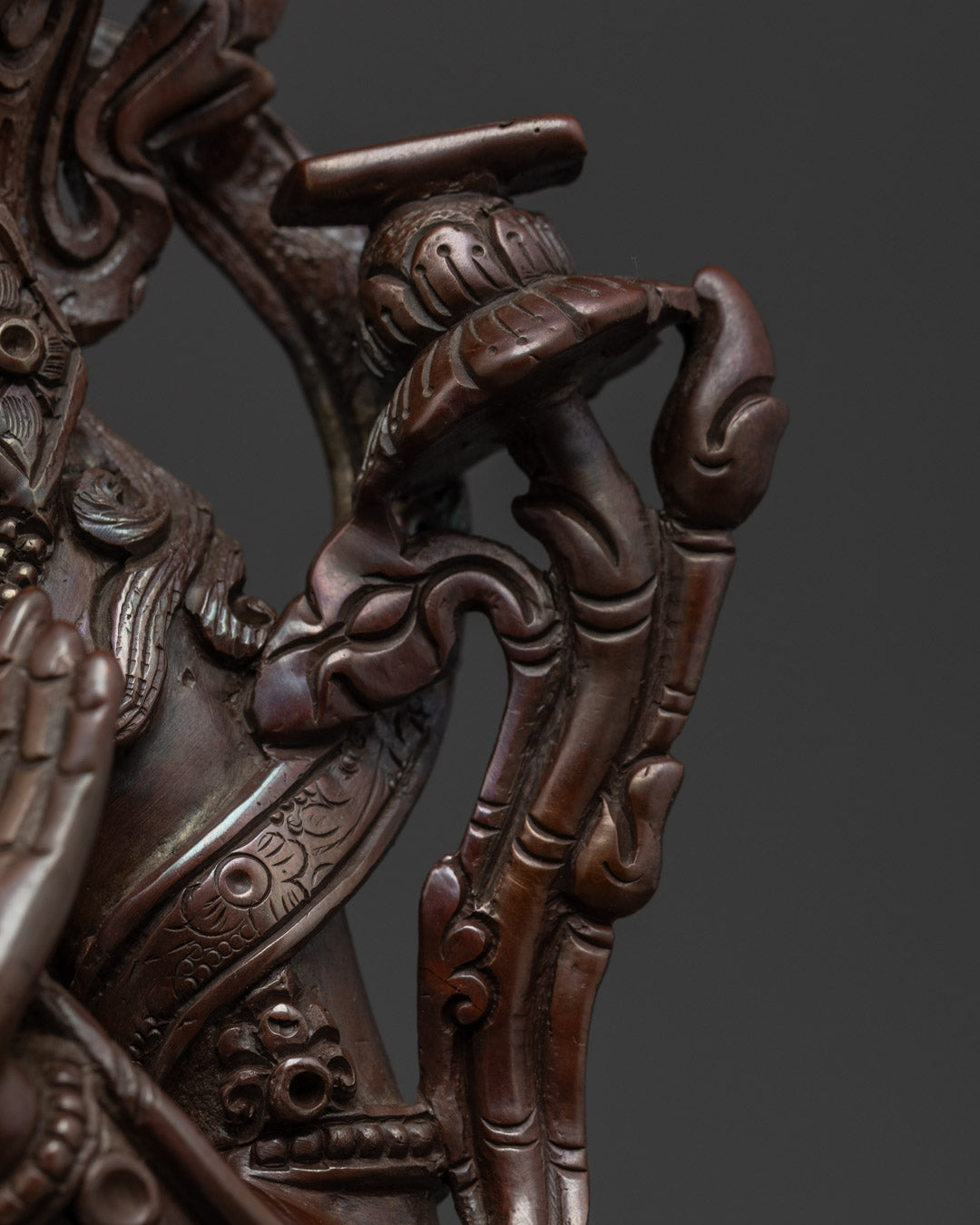 Manjushri Statue | Traditional Nepalese Artwork