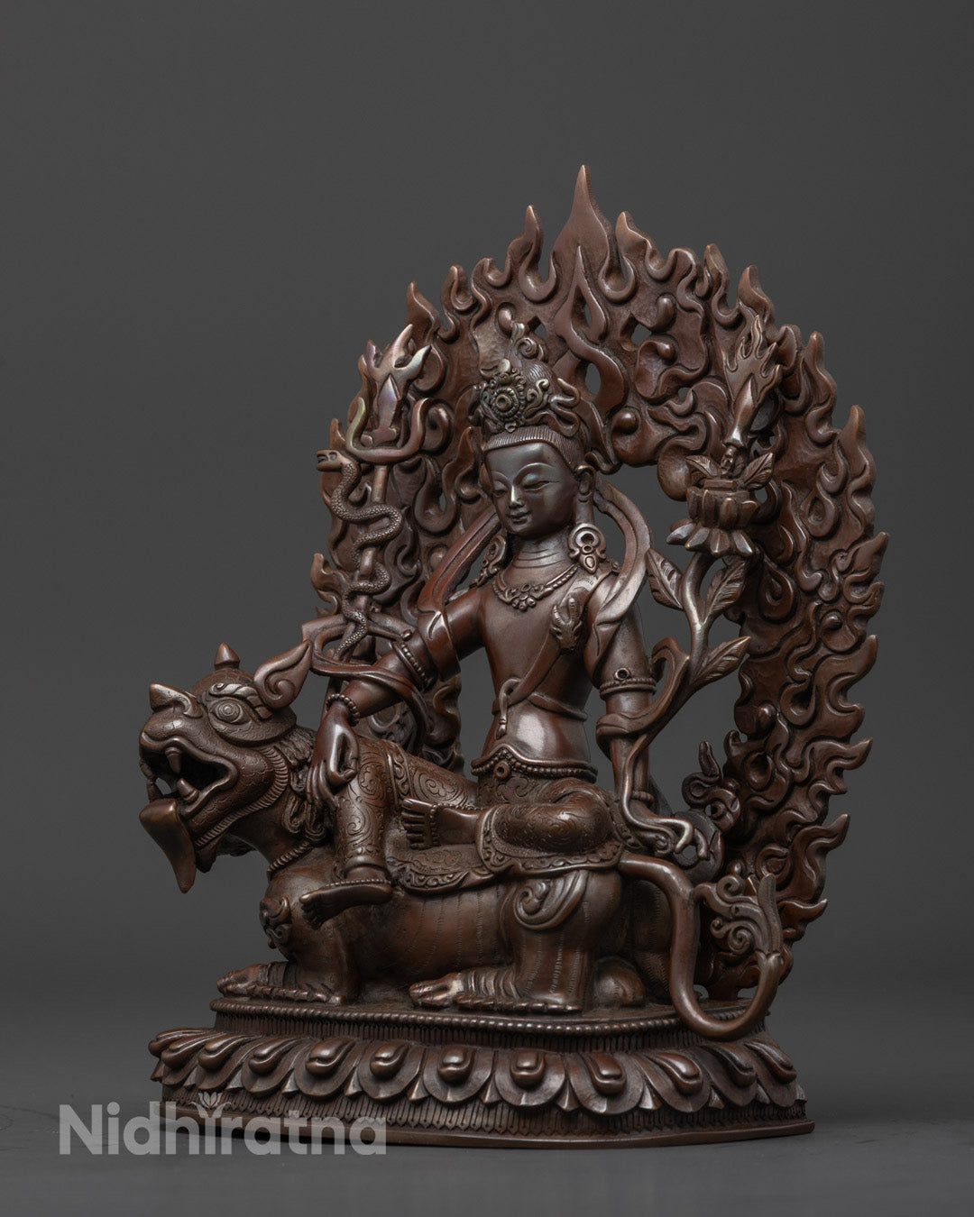 Nepalese Simhanada Avalokiteshvara Statue