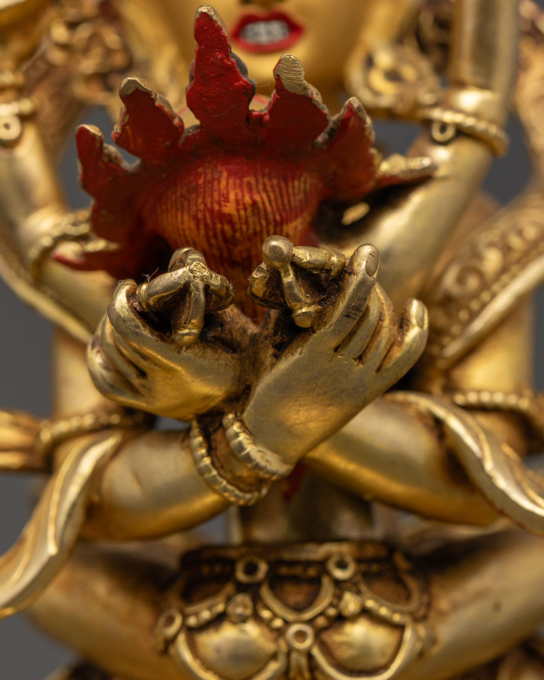 Tibetan Buddhist Chakrasambhara Statue | Traditional Sacred Art