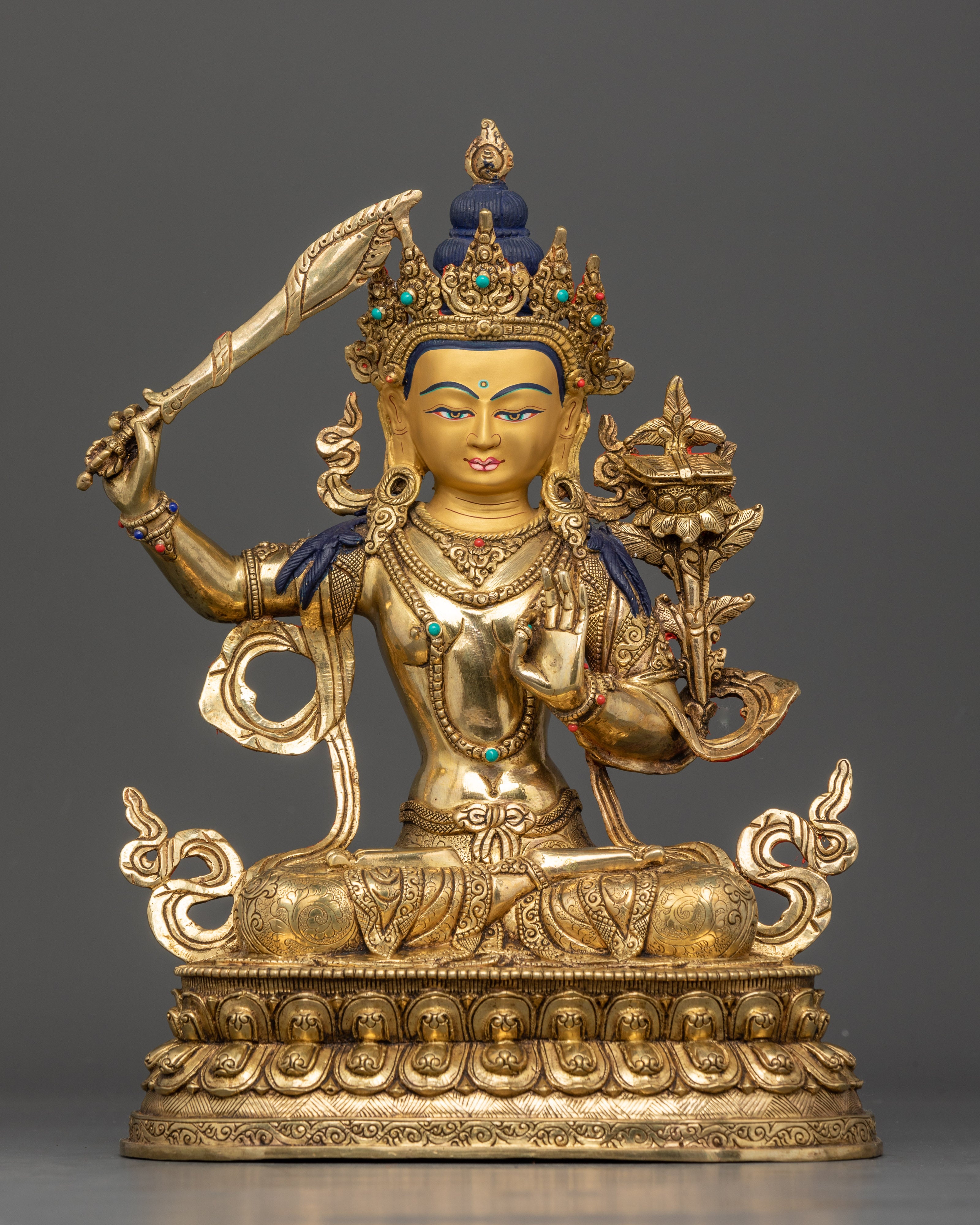 Manjushri Bodhisattva Statue | Manjushree God | Manjushri Statue