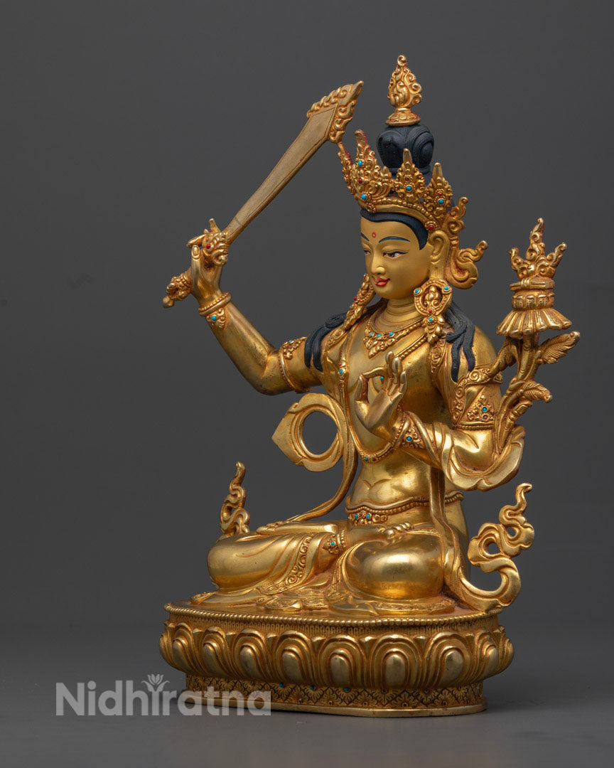Wisdom God Manjushri | Himalayan Bodhisattva of Wisdom