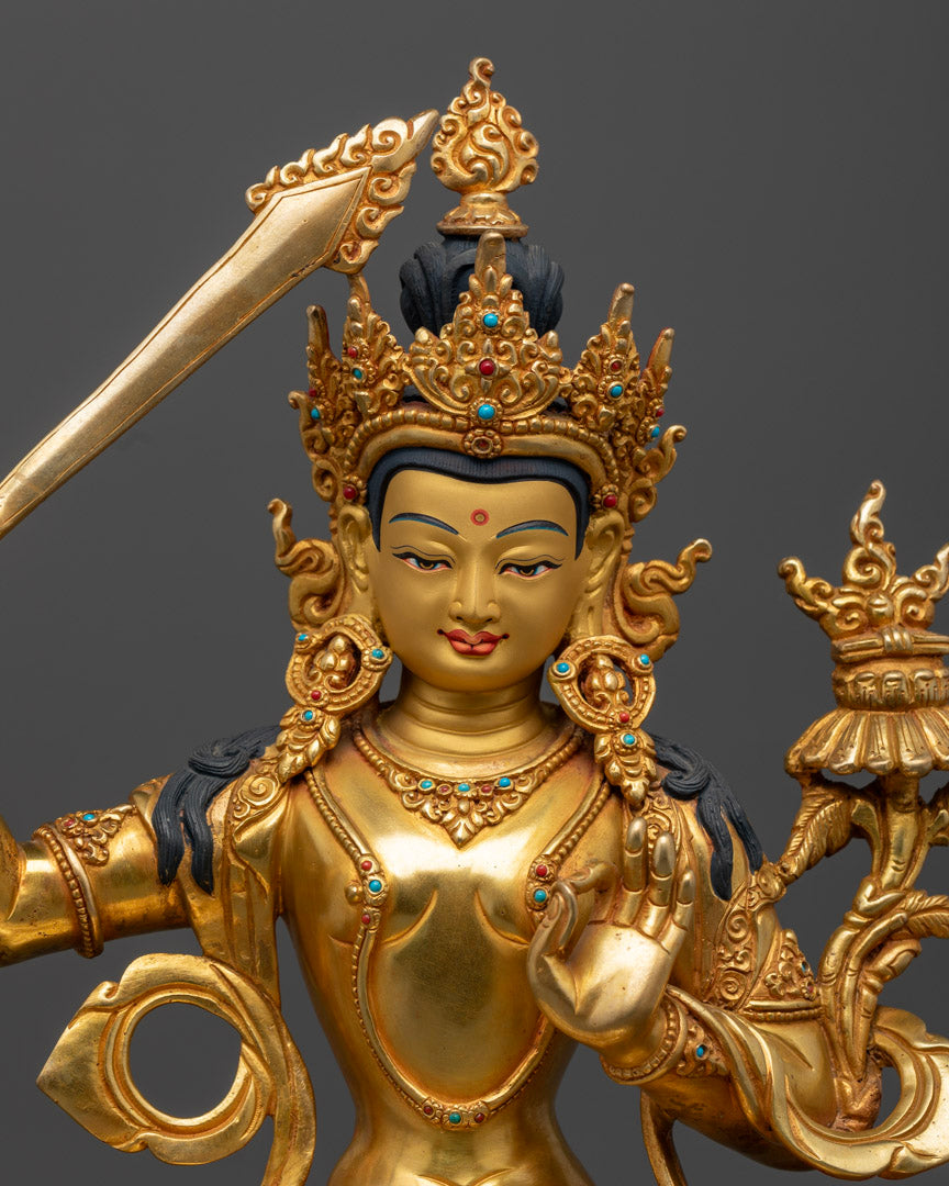 Wisdom God Manjushri | Himalayan Bodhisattva of Wisdom