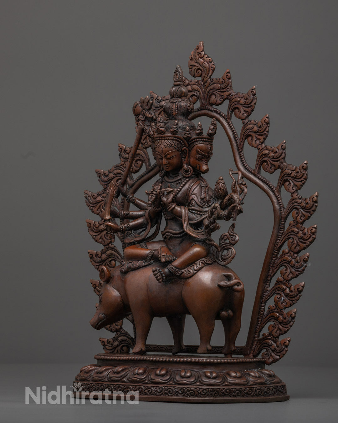 Oxidized Marichi Statue | Handcrafted Nepalese Buddhist Art