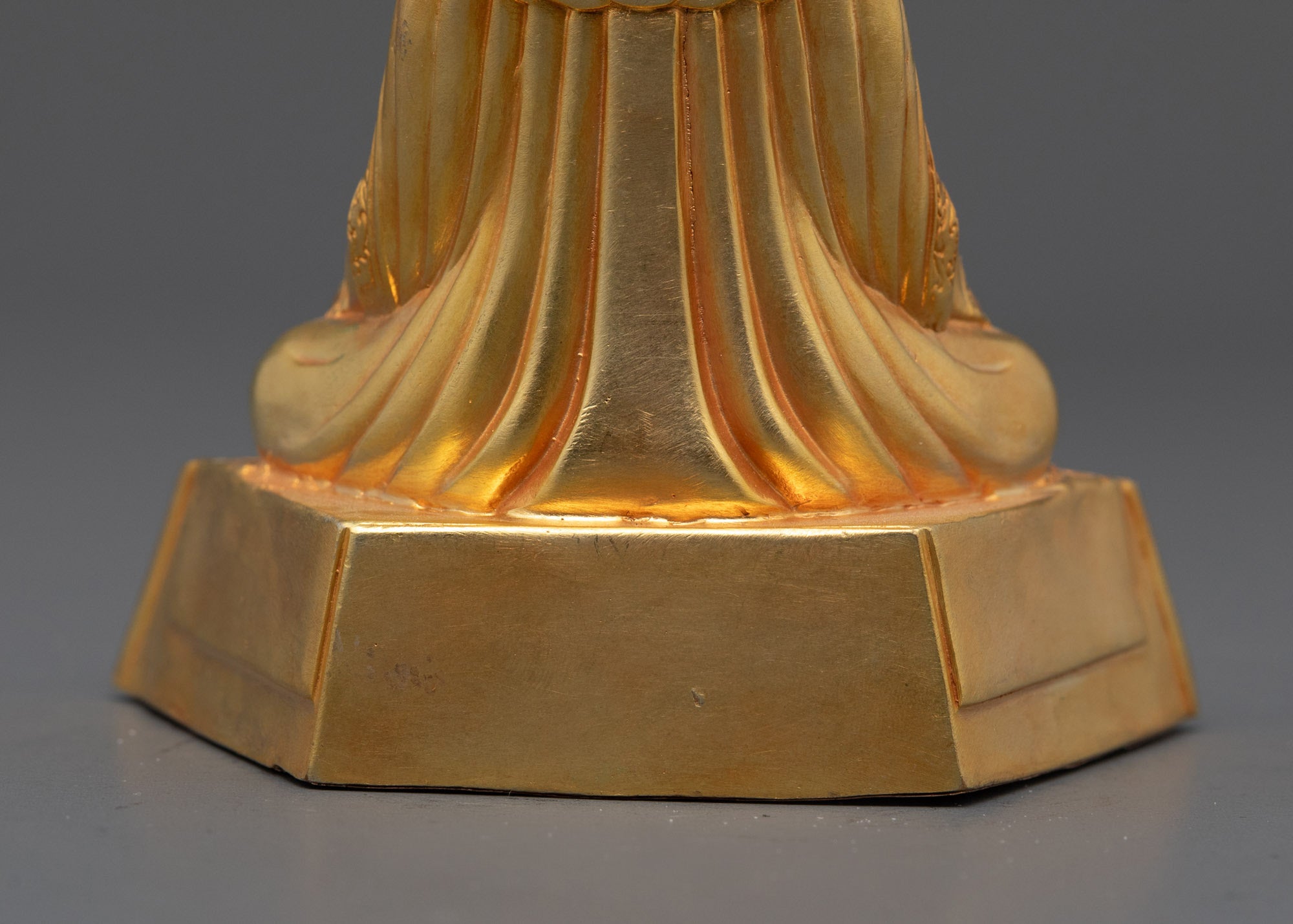 Authentic Marpha Lama Statue | Traditional Buddhist Copper Art