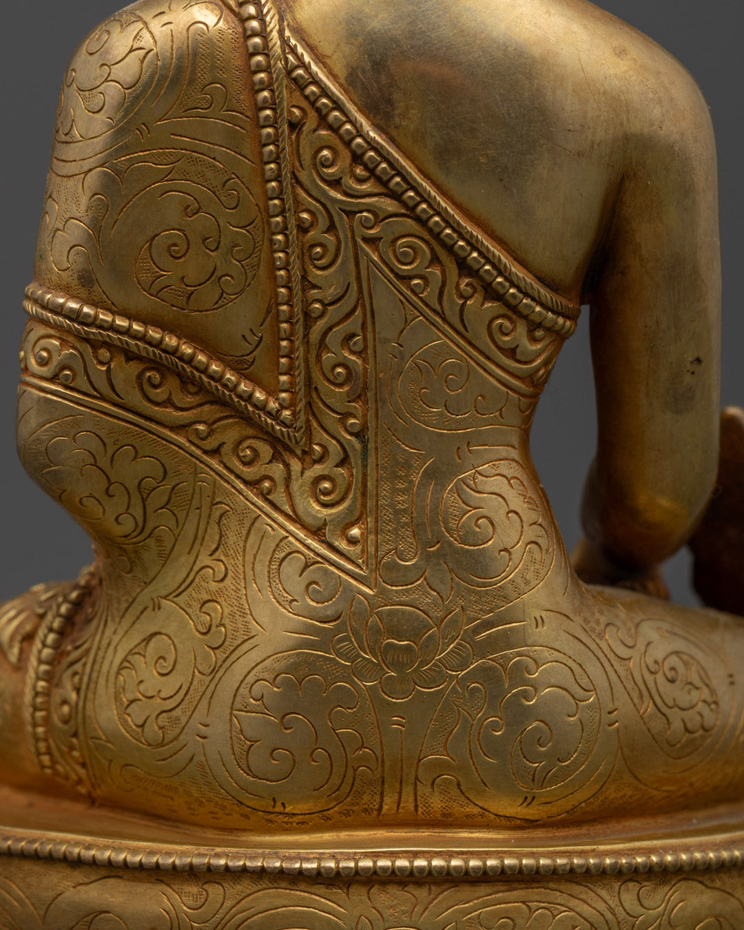 24K Gold-Gilded Medicine Buddha Statue | Sacred Healing & Wellness