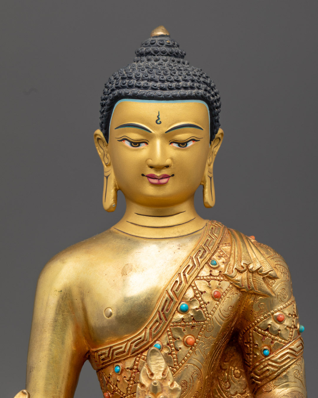 Handcrafted Medicine Buddha Statue from Nepal
