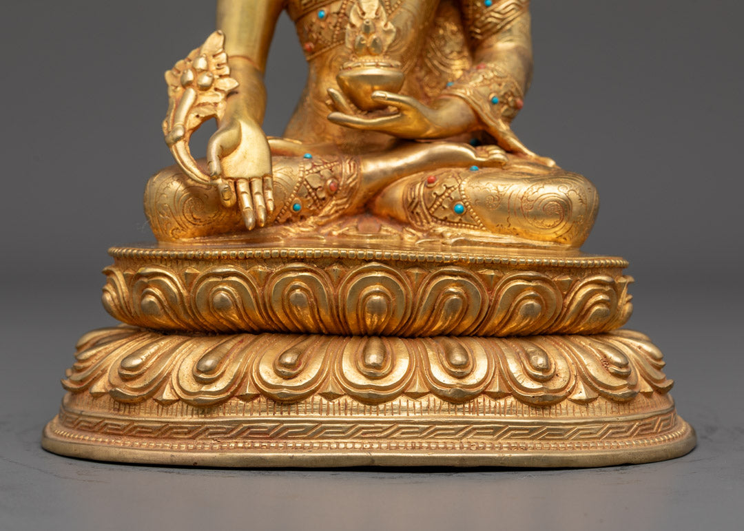 Handcrafted Medicine Buddha Statue from Nepal