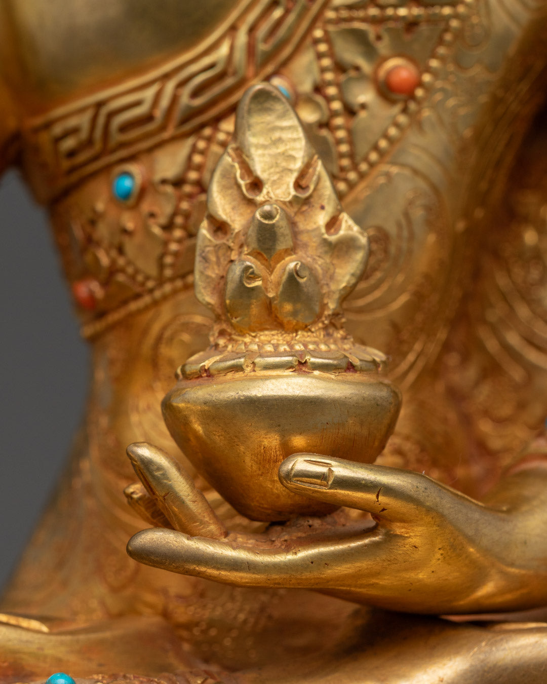 Handcrafted Medicine Buddha Statue from Nepal
