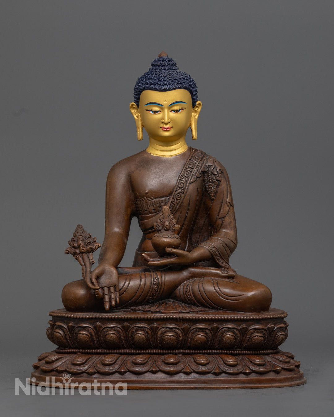 Bhaisajyaguru (Medicine Buddha) Statue | Handmade in Nepal