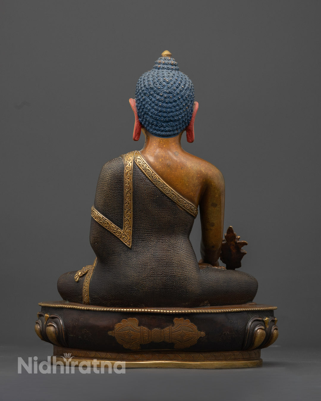 Medicine Buddha Statue | 24k Gold Face
