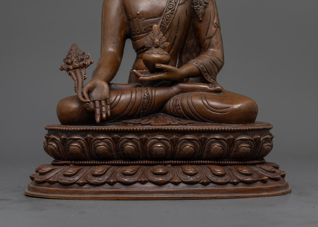 Bhaisajyaguru (Medicine Buddha) Statue | Handmade in Nepal