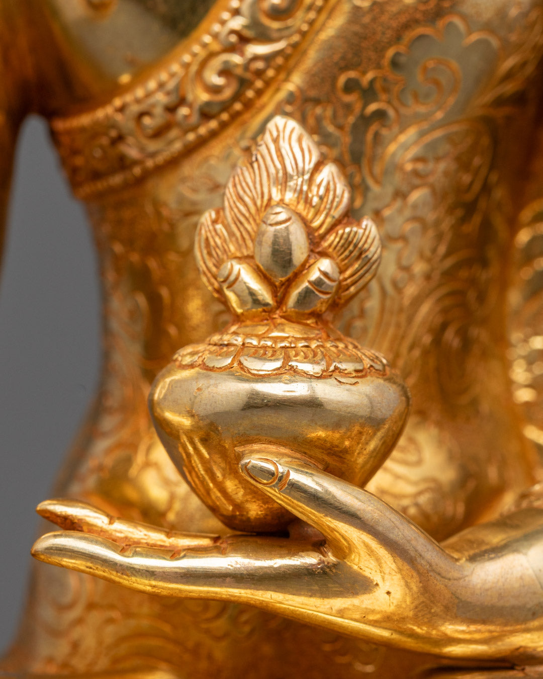 Bhaisajyaguru Healing Buddha Statue | Tibetan Buddhist Artwork