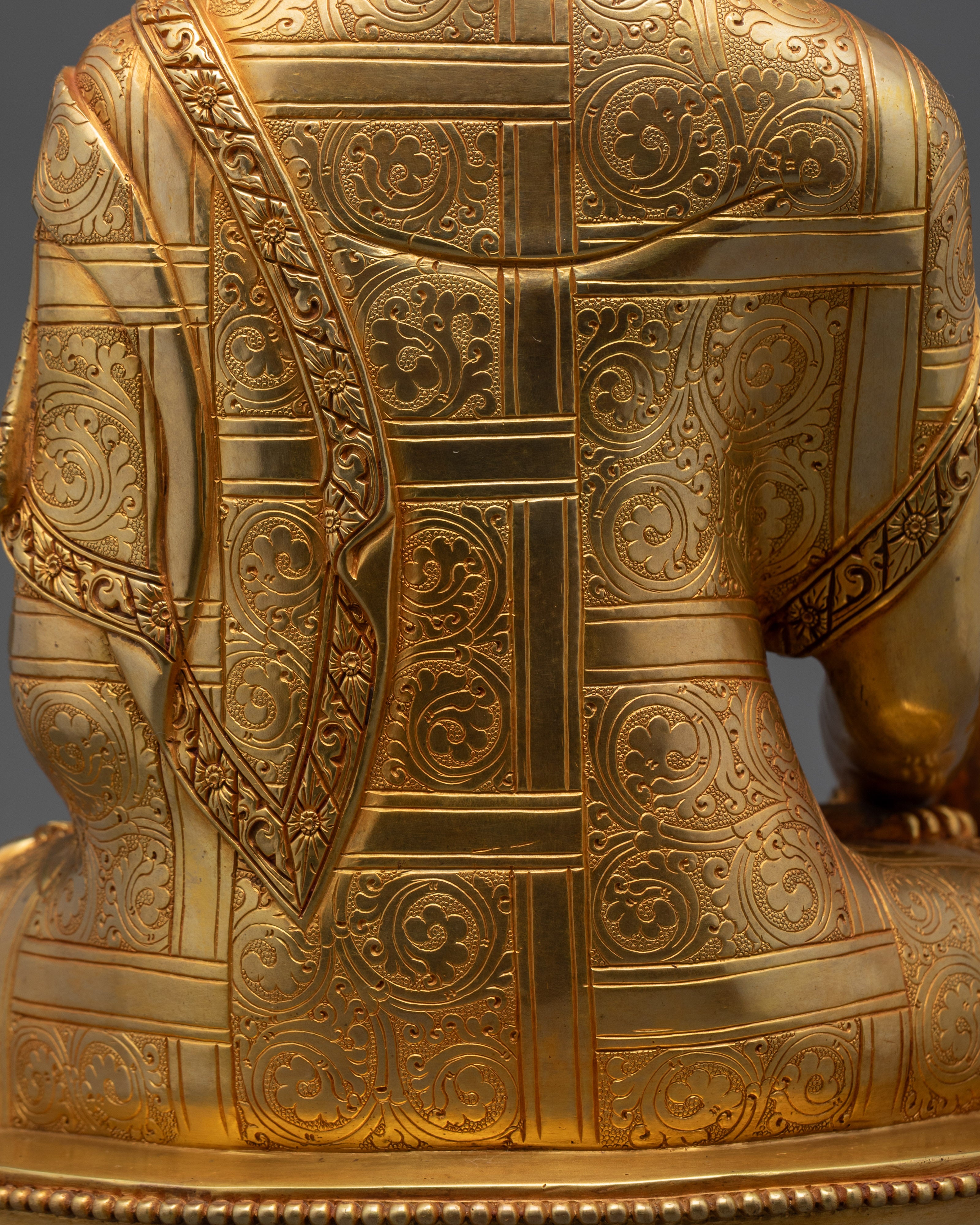 Hand-Carved Medicine Buddha Statue | Tibetan Buddhist Healing Symbol