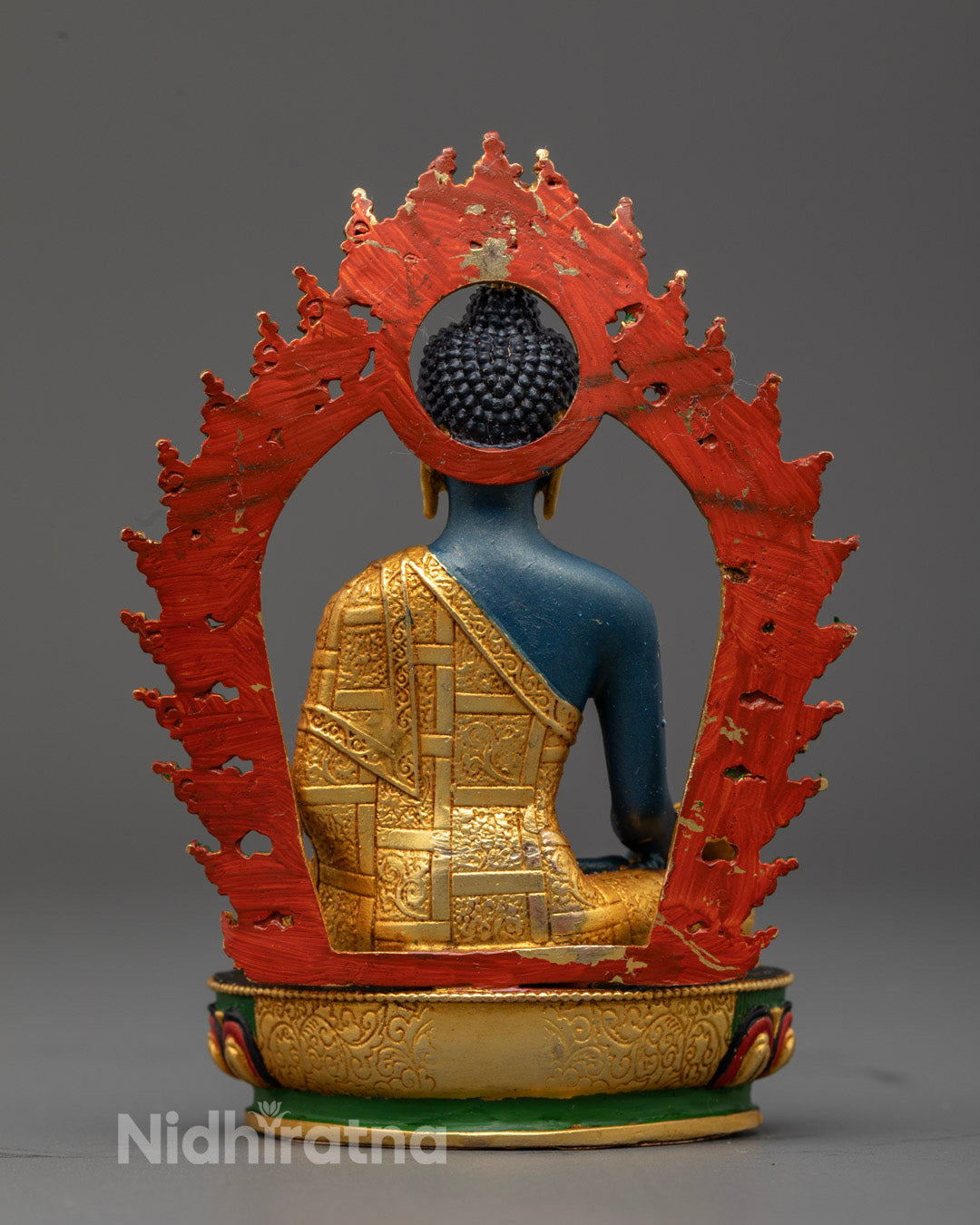 Healing Medicine Buddha Sculpture | Traditional Healing Energy Decor