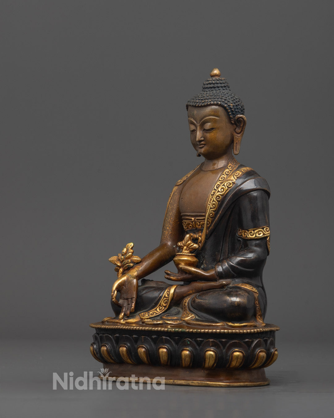Buddhist Bhaisajyaguru Statue | Himalayan Sacred Art
