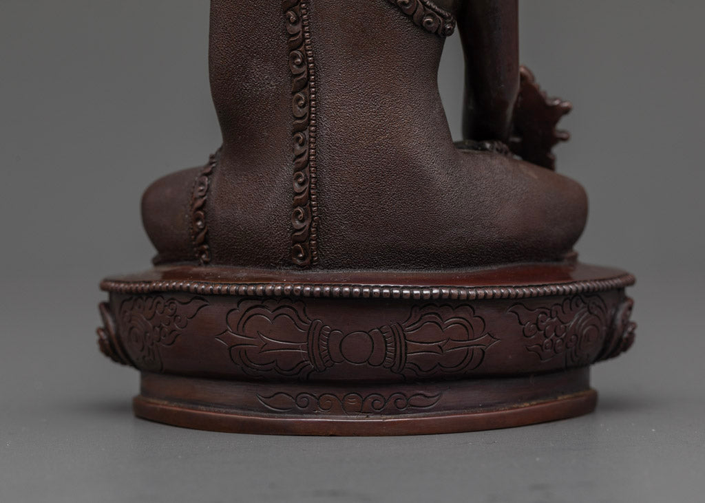 Oxidized Medicine Buddha Statue | Meditation Statue