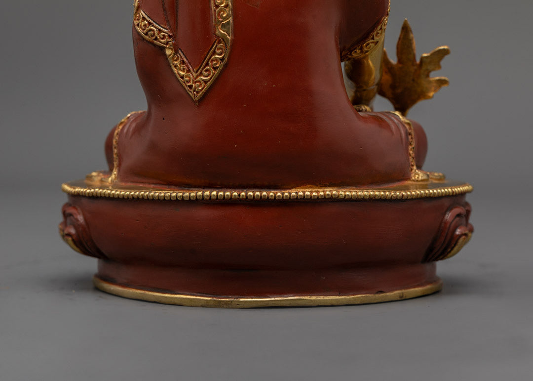 Traditional (Half-Gold) Medicine Buddha Statue