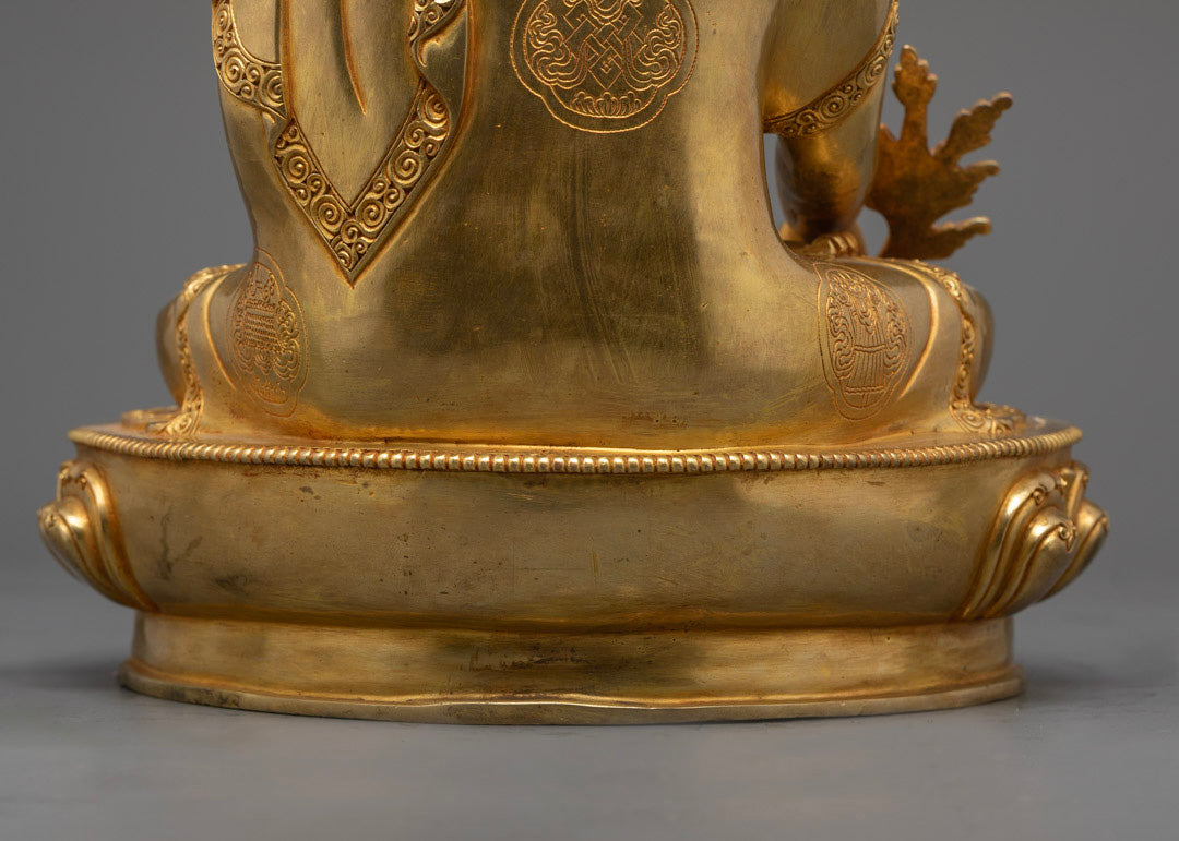 Healing Medicine Buddha Statue | Buddhist Hand-carved Art