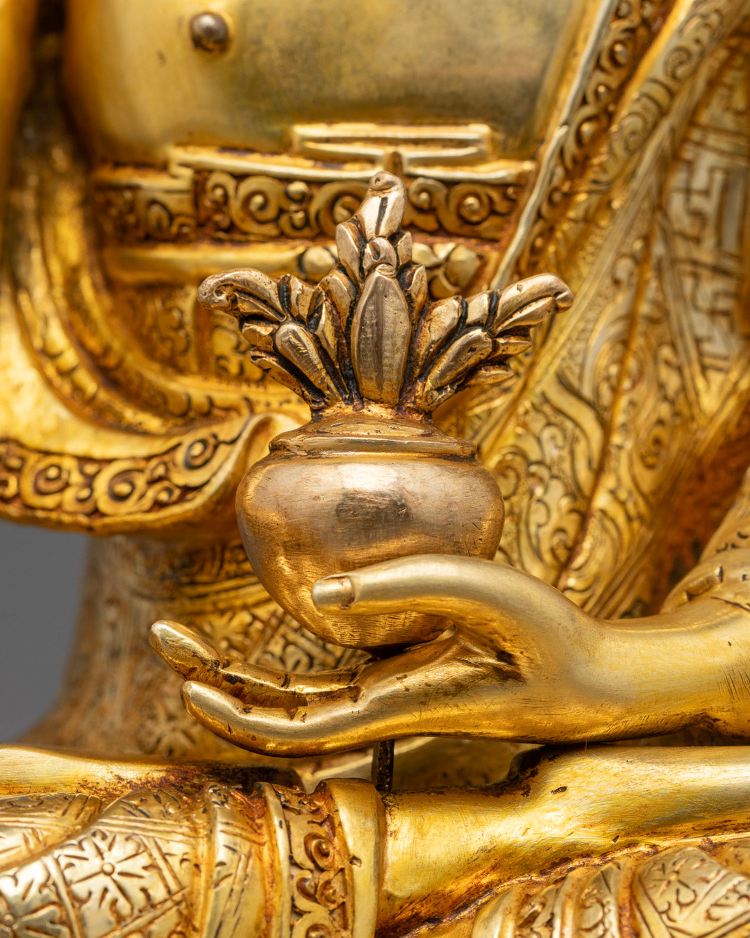 Medicine Buddha Healing Statue | Traditional Nepali Statue