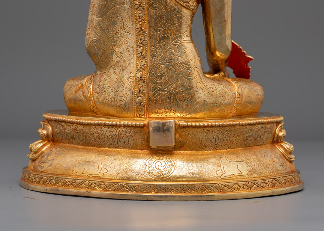 Bhaisajyaguru Healing Buddha Statue | Tibetan Buddhist Artwork