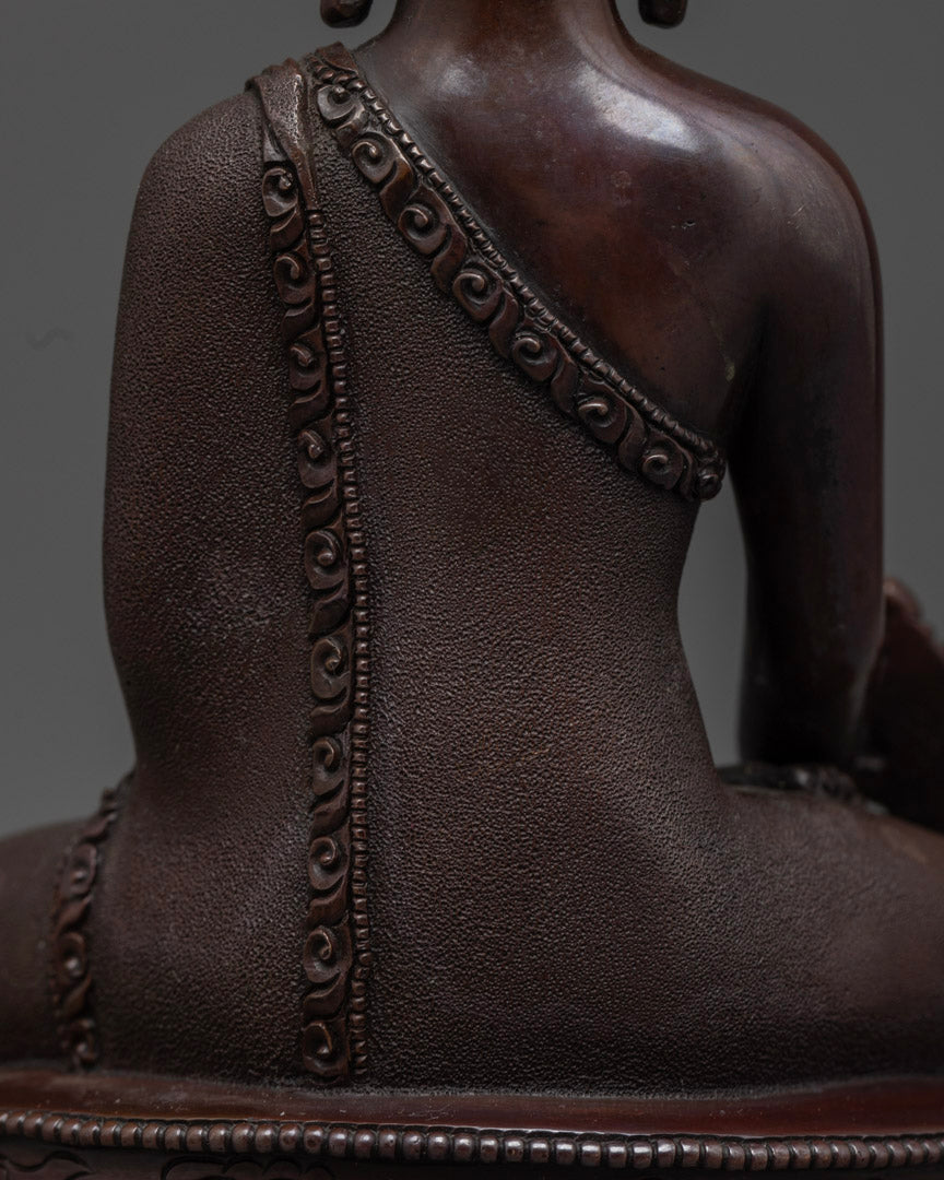 Oxidized Medicine Buddha Statue | Meditation Statue