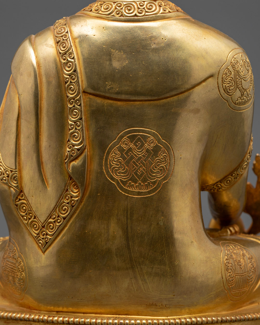 Healing Medicine Buddha Statue | Buddhist Hand-carved Art