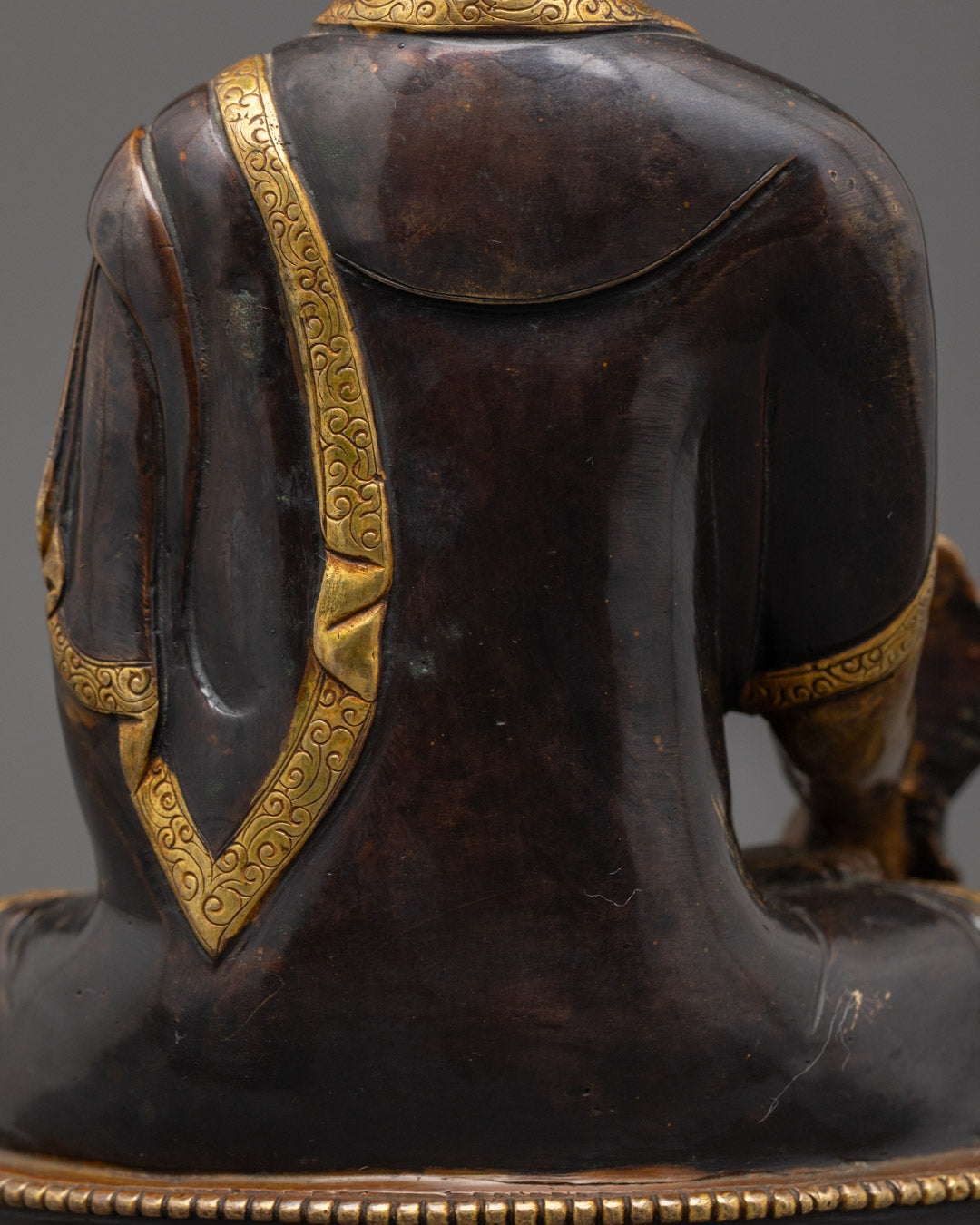 Tibetan Oxidized Medicine Buddha Statue | Healing Buddha