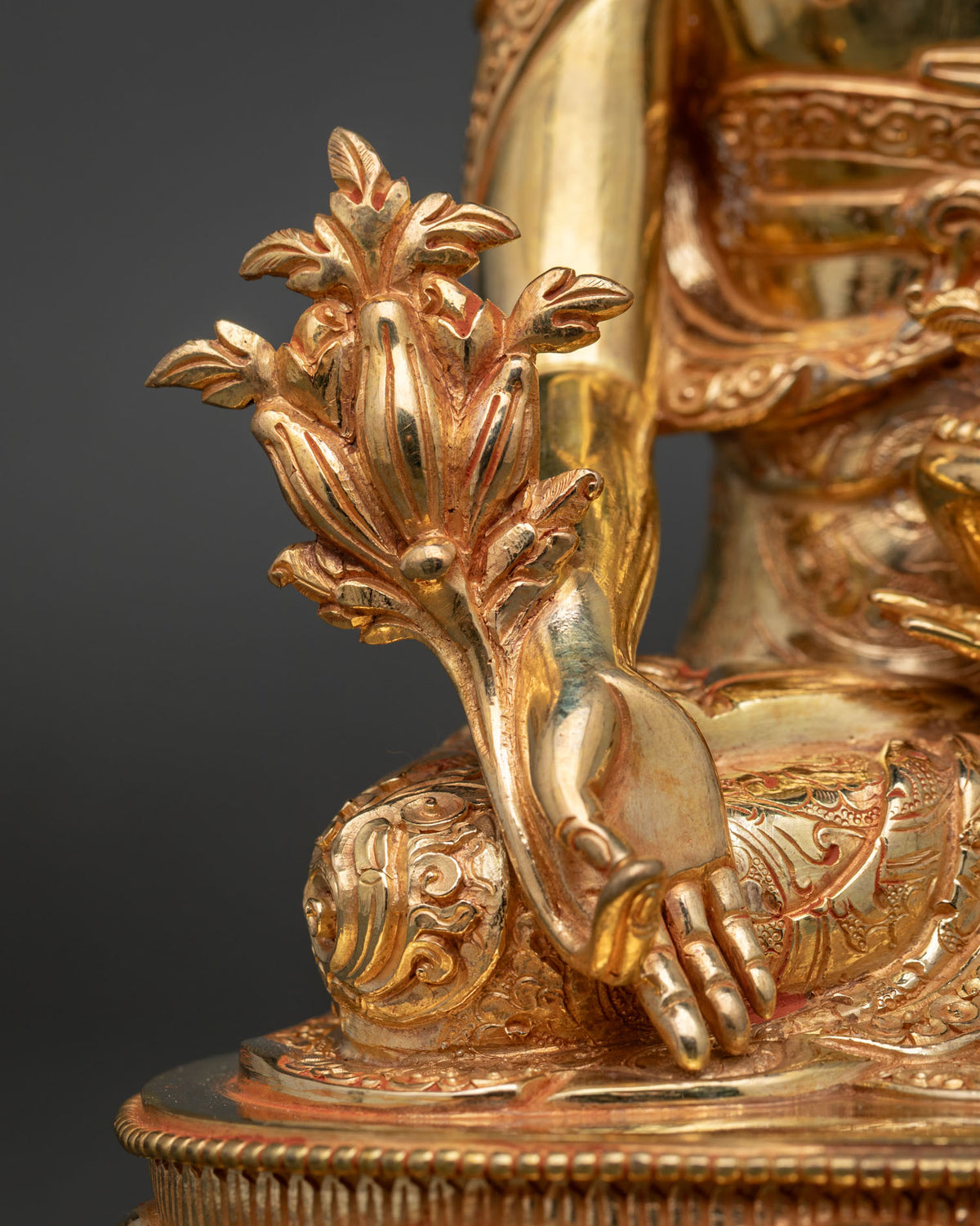 Medicine Buddha Statue | Sangye Menla Figurine for Meditation & Shrine