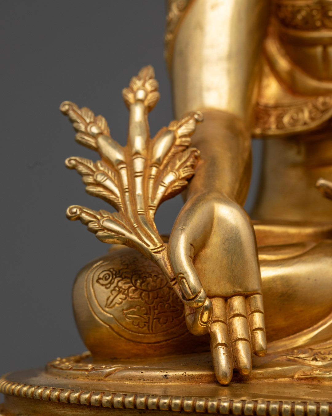Healing Medicine Buddha Statue | Buddhist Hand-carved Art