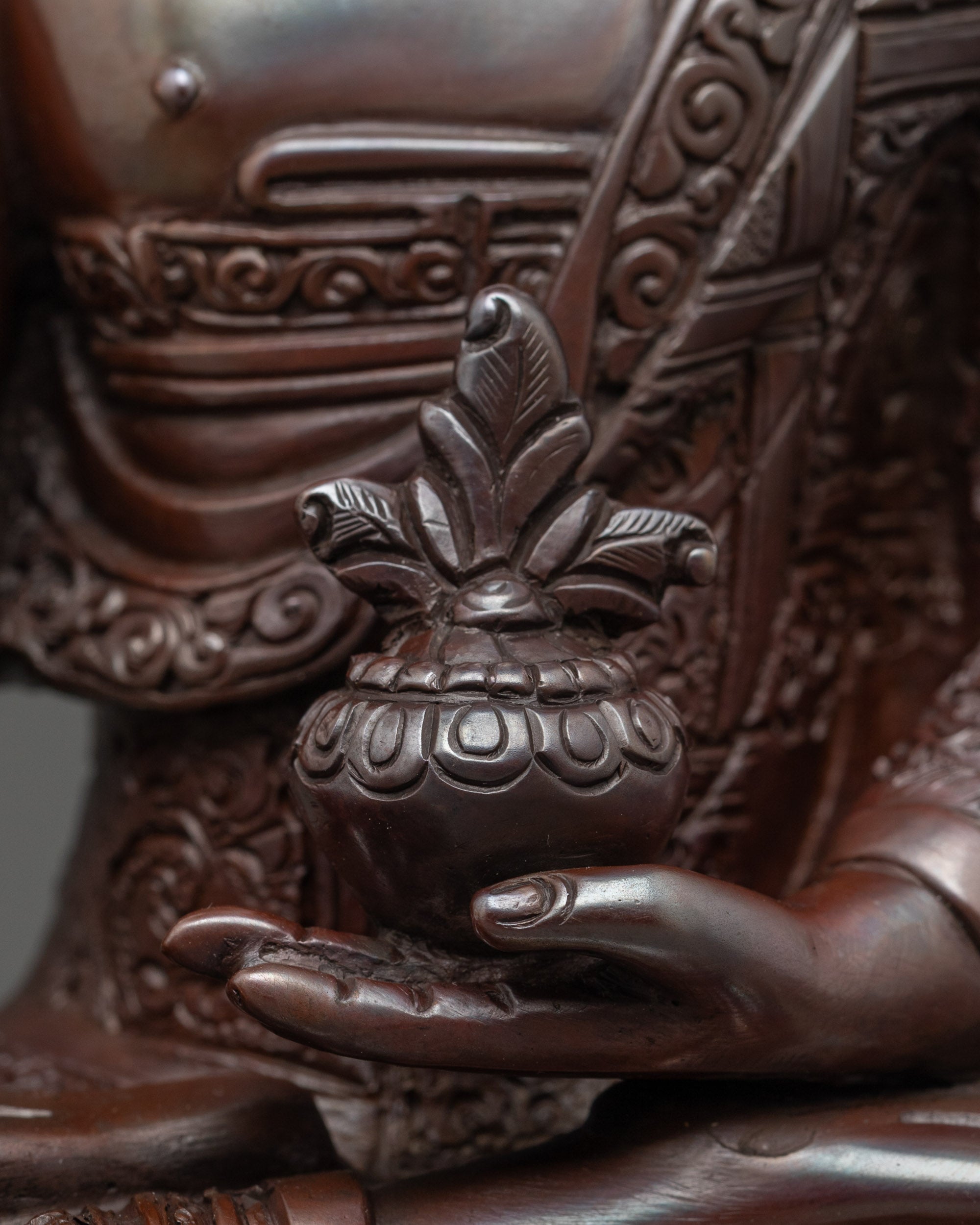 Tibetan Medicine Buddha Sculpture | Traditional Buddhist Icon