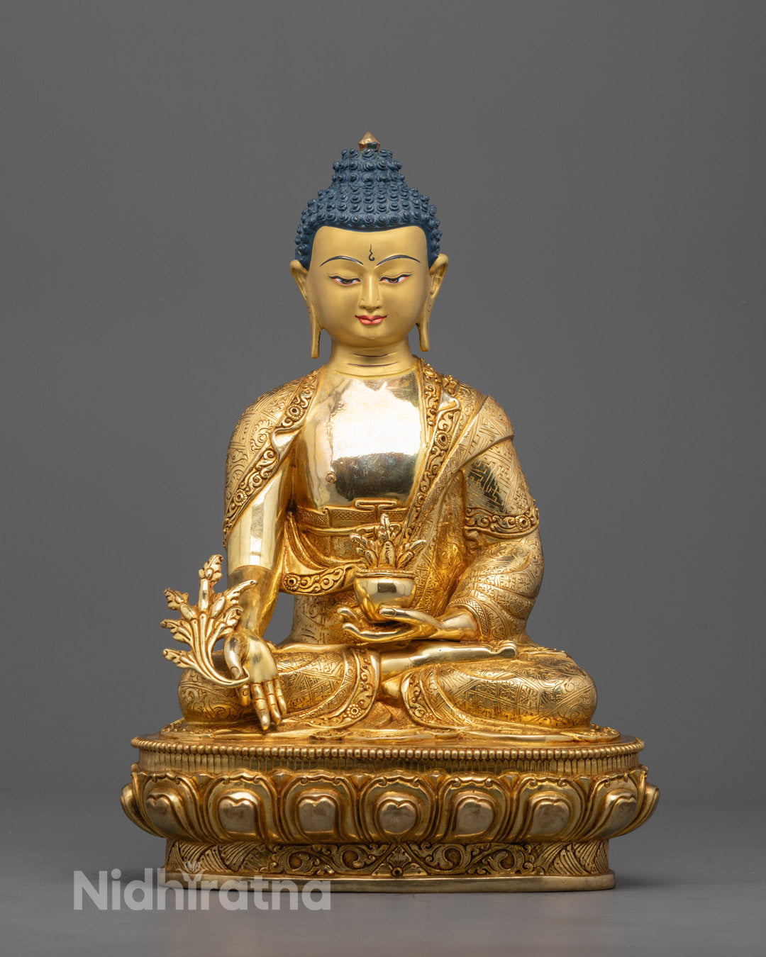 Healing Medicine Buddha Statue | Handmade in Nepal