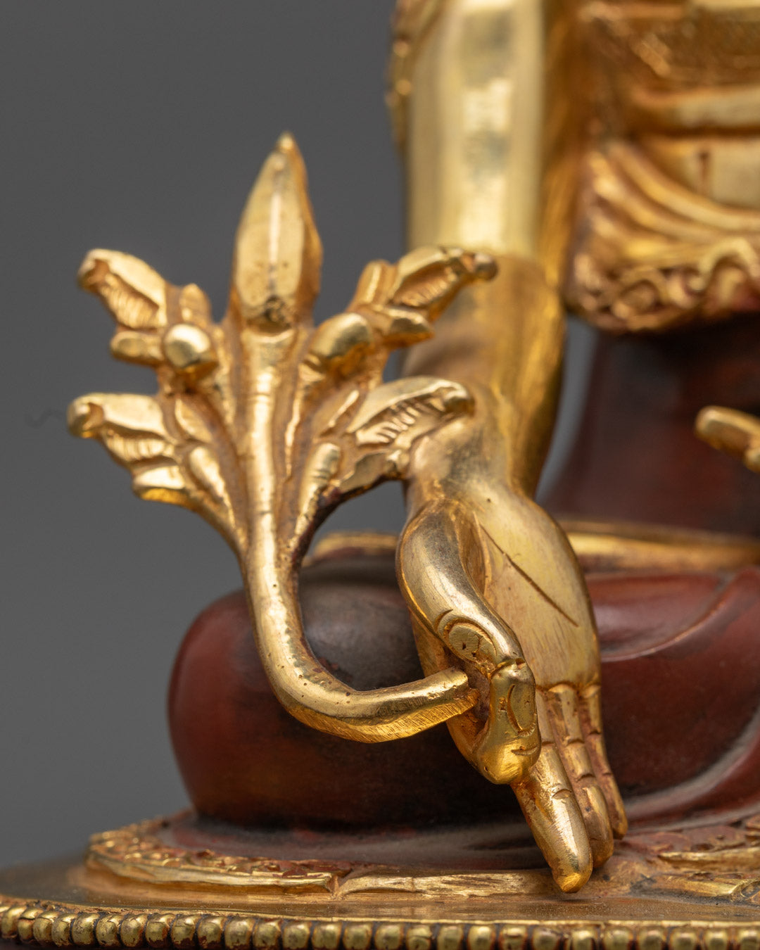 Traditional (Half-Gold) Medicine Buddha Statue