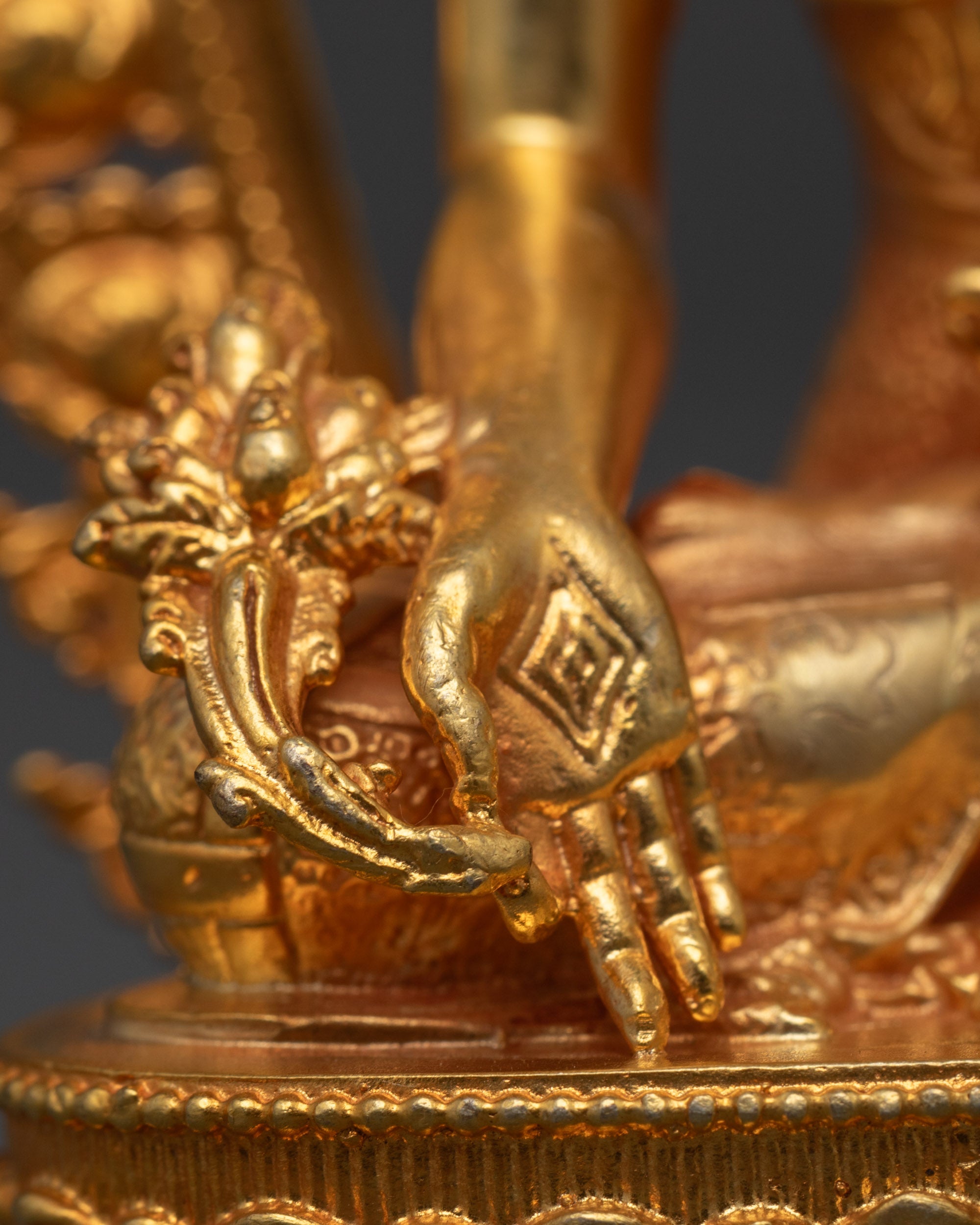 Machine-Made Bhaisajyaguru Statue | Buddhist Healing Deity