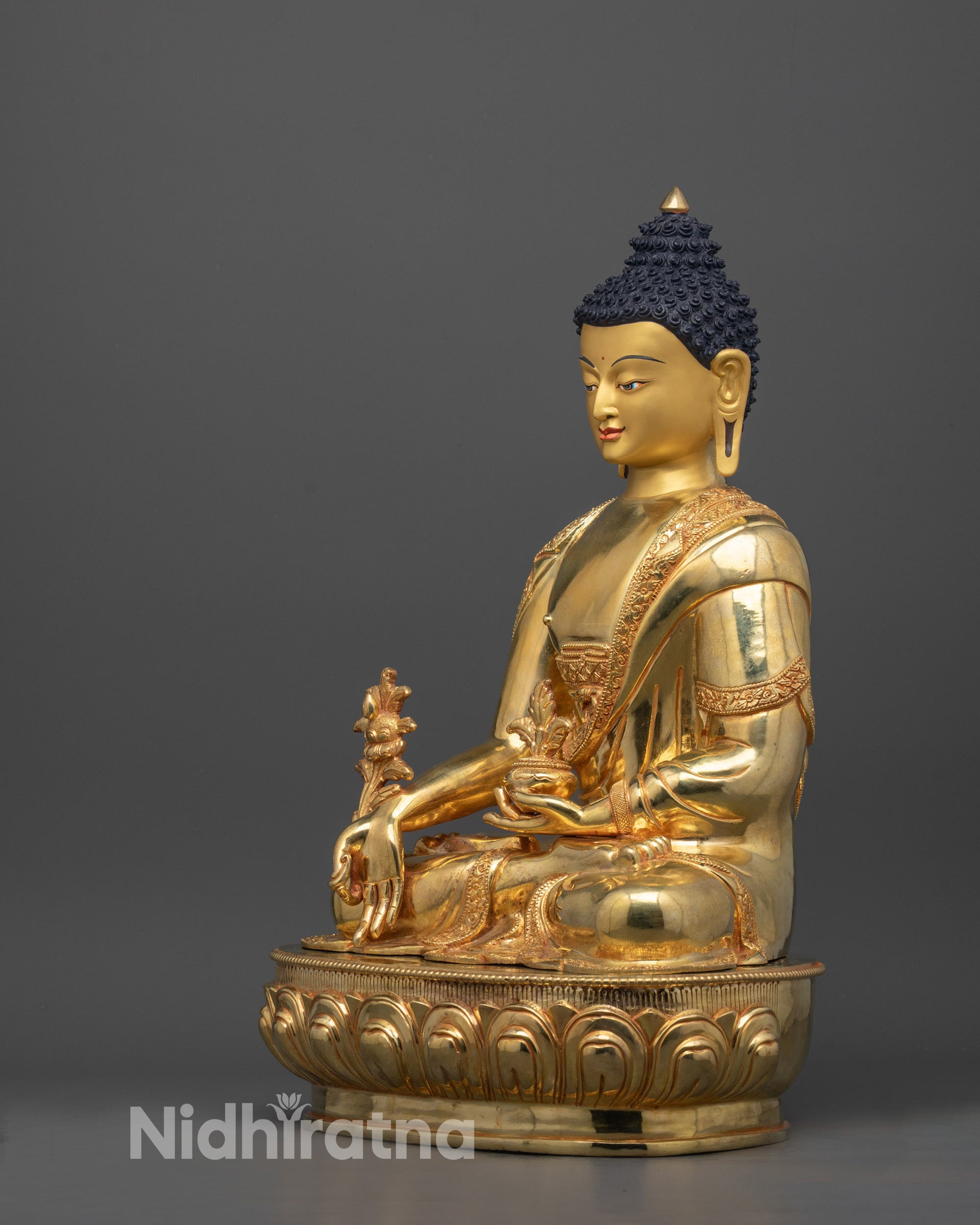 Authentic Medicine Buddha Statue | Tibetan Healing Buddha Figurine