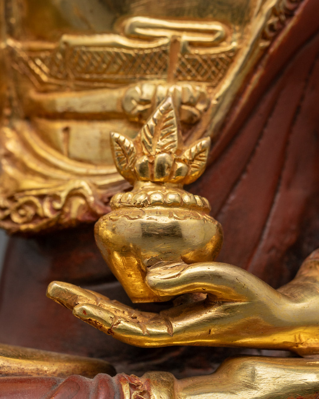 Traditional (Half-Gold) Medicine Buddha Statue