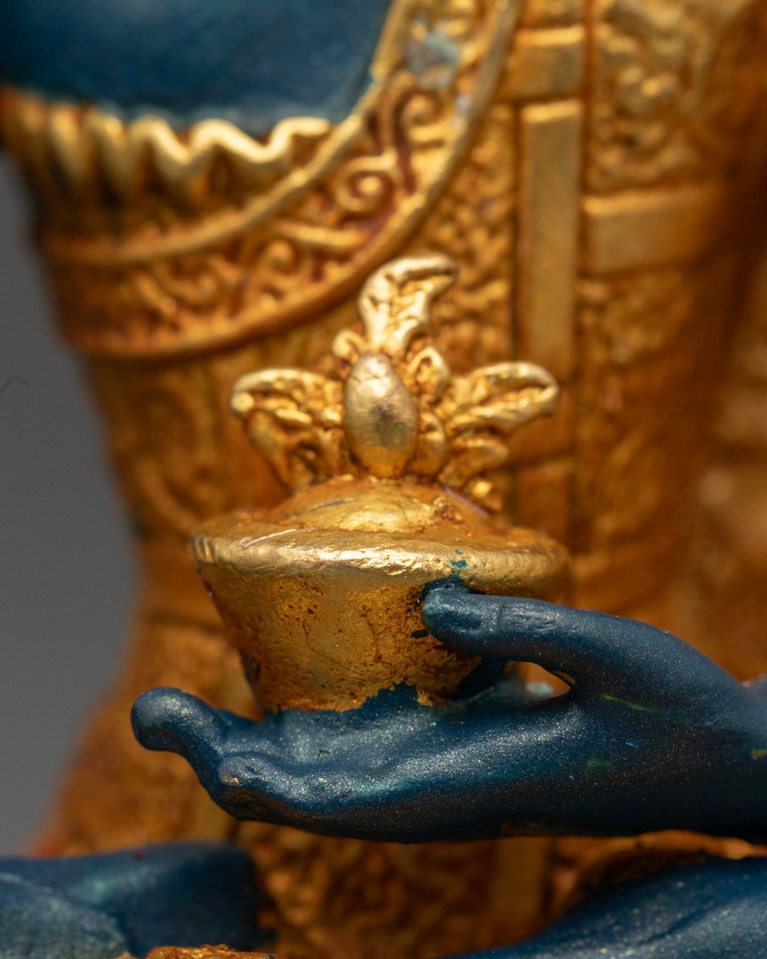 Healing Medicine Buddha Sculpture | Traditional Healing Energy Decor