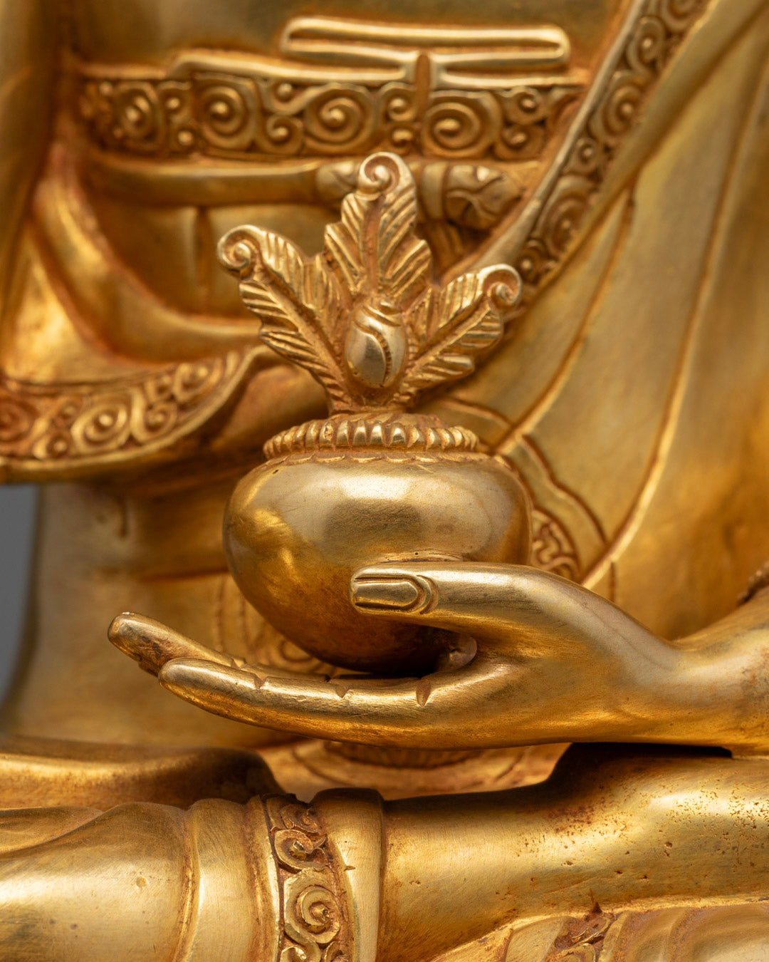 Healing Medicine Buddha Statue | Buddhist Hand-carved Art