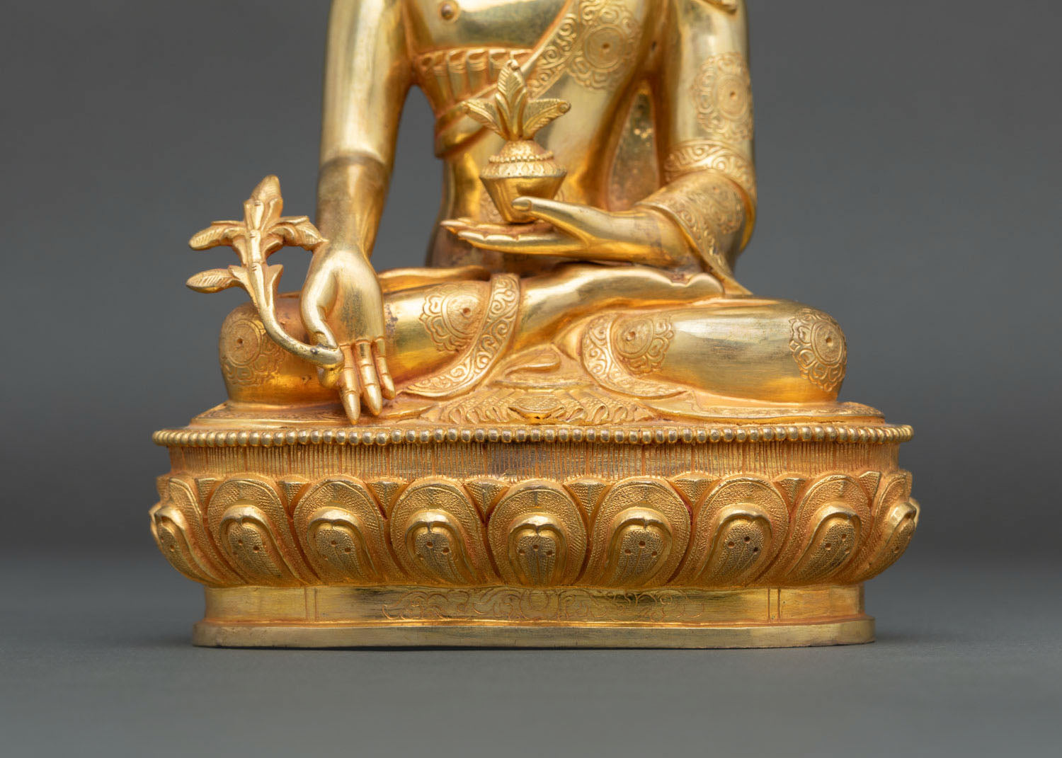 Buddhist Medicine Buddha Statue | Handcrafted in Nepal