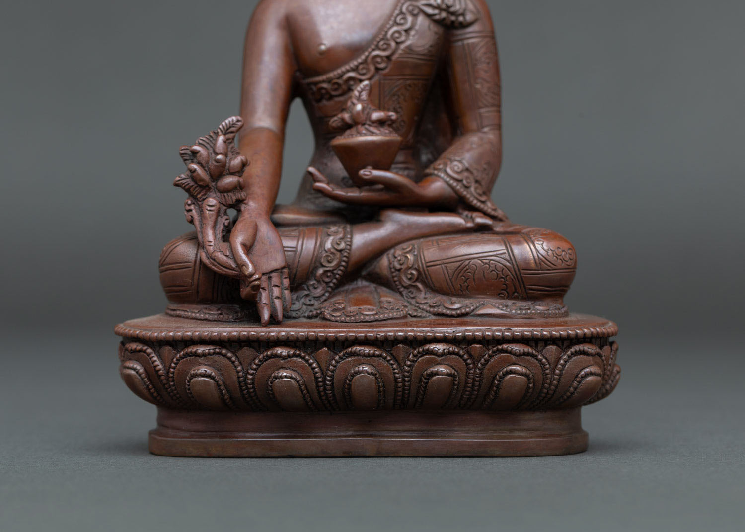 Medicine Buddha Statue | Oxidized Copper Statue from Nepal