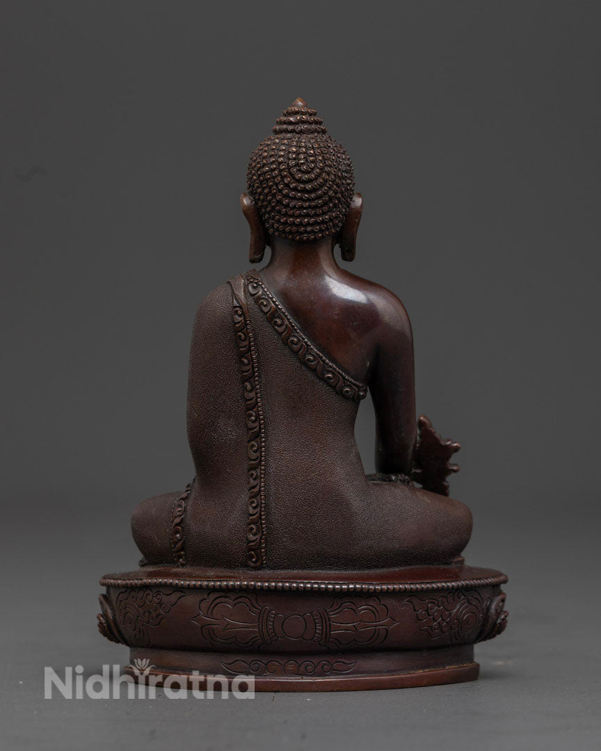 Oxidized Medicine Buddha Statue | Meditation Statue