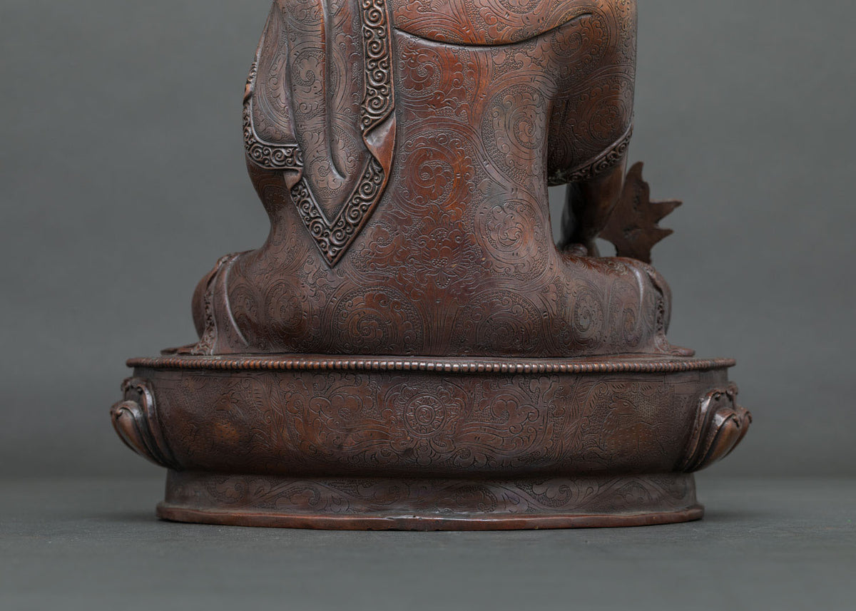 Oxidized Medicine Buddha Statue | Guardian of Healing and Wellbeing