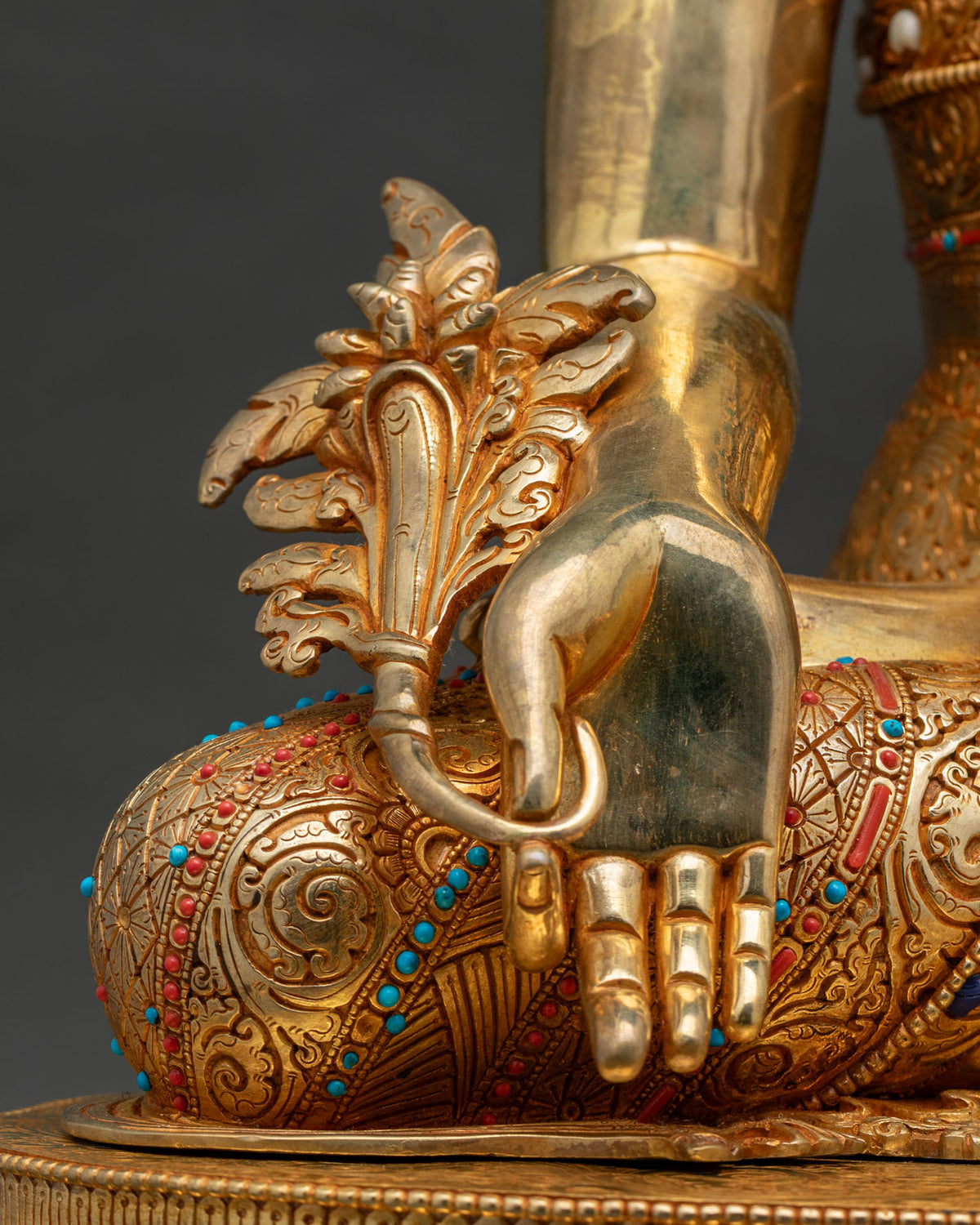 Large Healing Medicine Buddha Statue | King of Lapis Lazuli Light