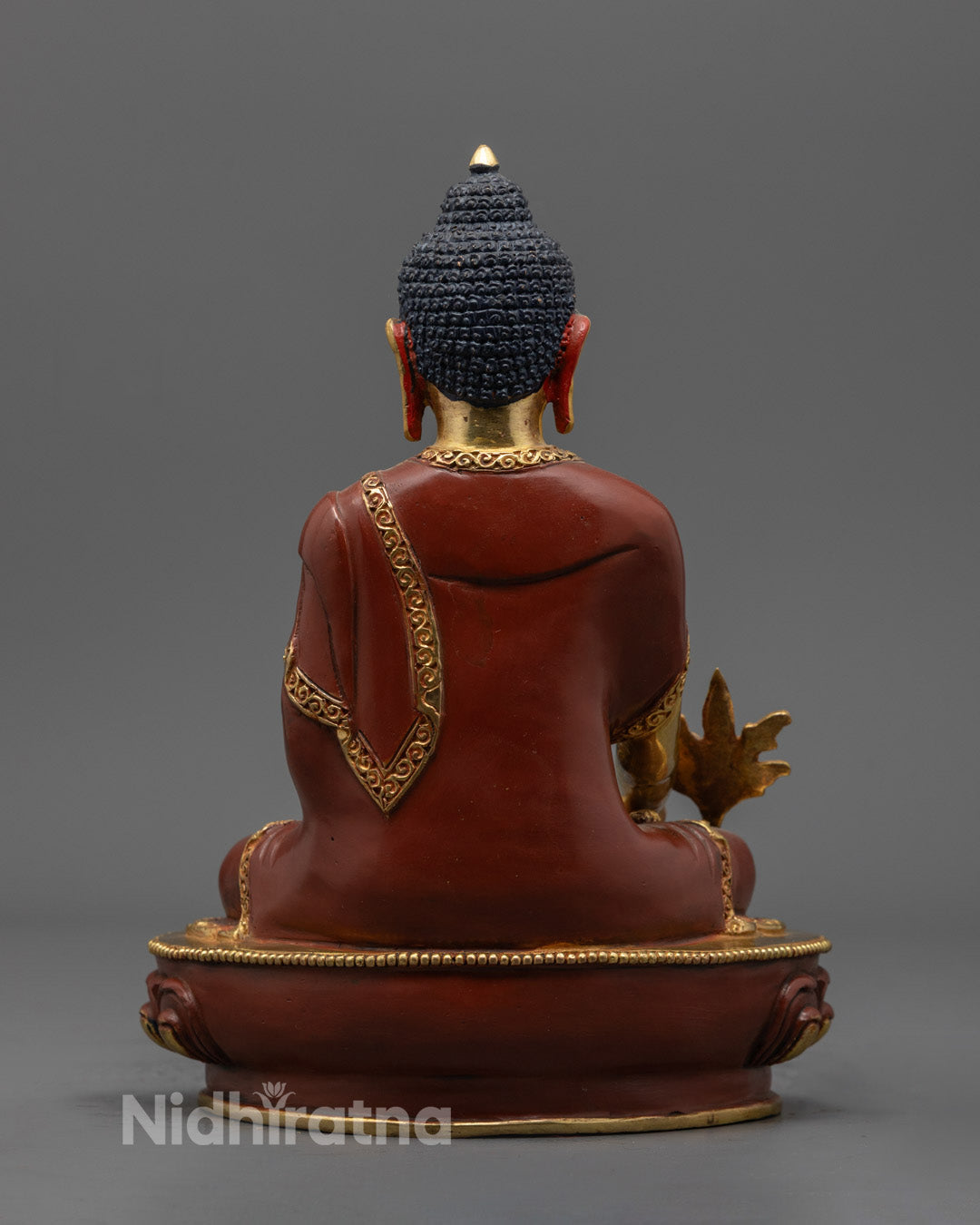 Traditional (Half-Gold) Medicine Buddha Statue