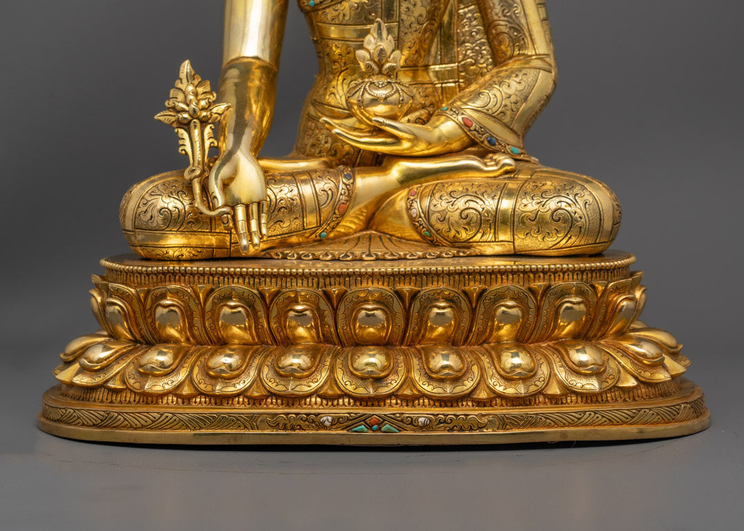 Bhaisajyaguru Statue | Tibetan Medicine Buddha for Healing