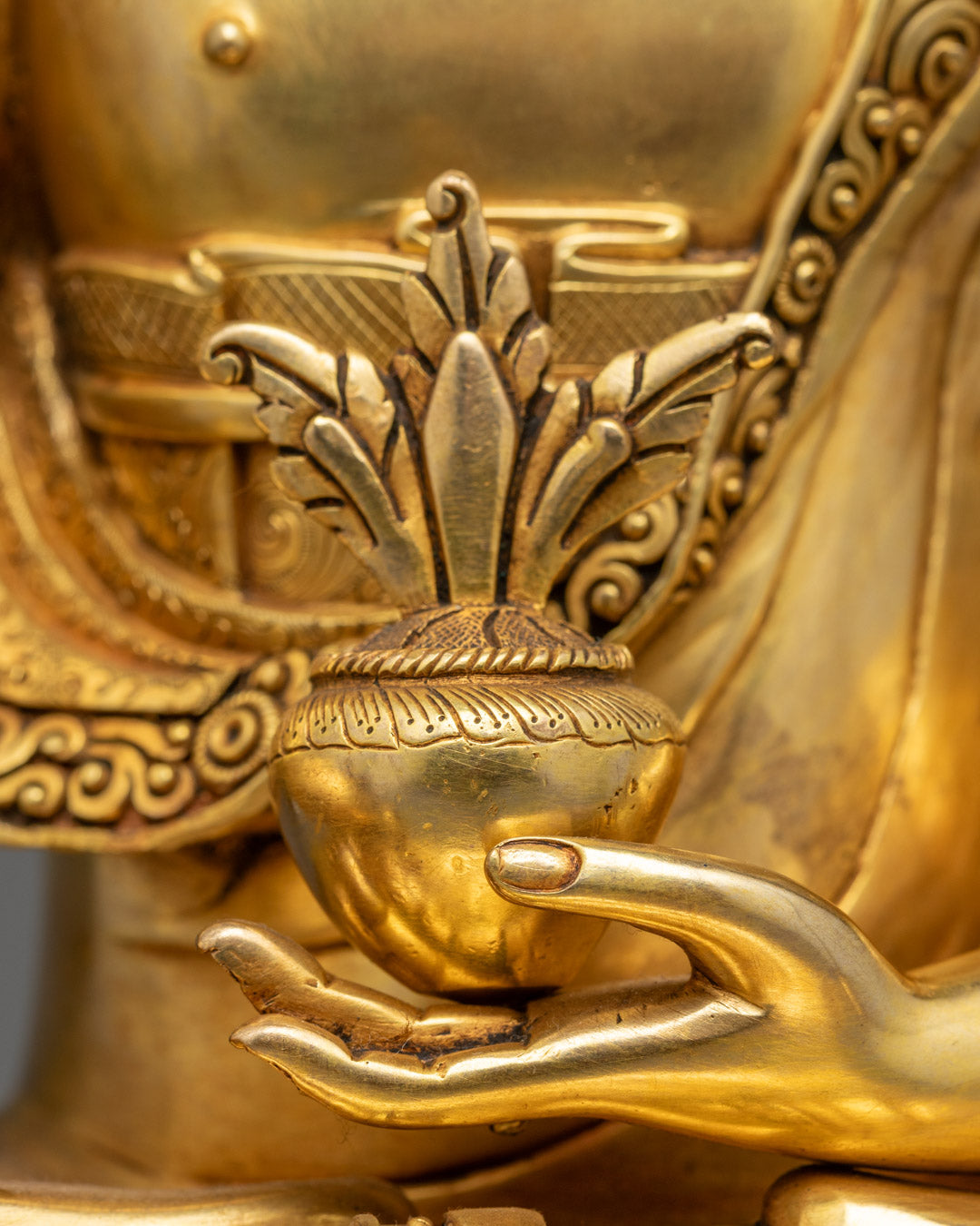 Medicine Buddha Statue | Handmade Tibetan Buddha for Health