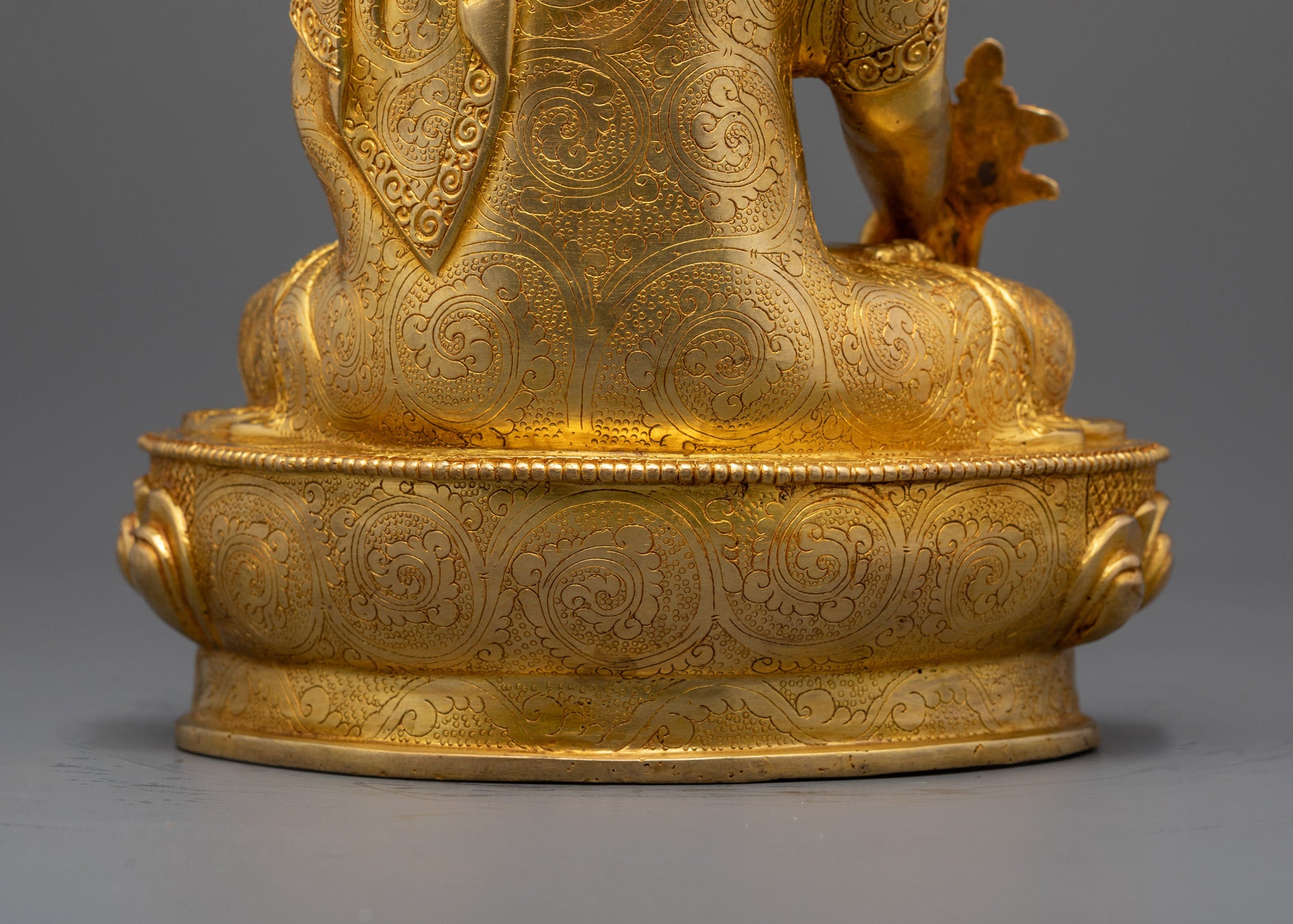 Nepalese Medicine Buddha Statue | Lost-Wax Copper Art