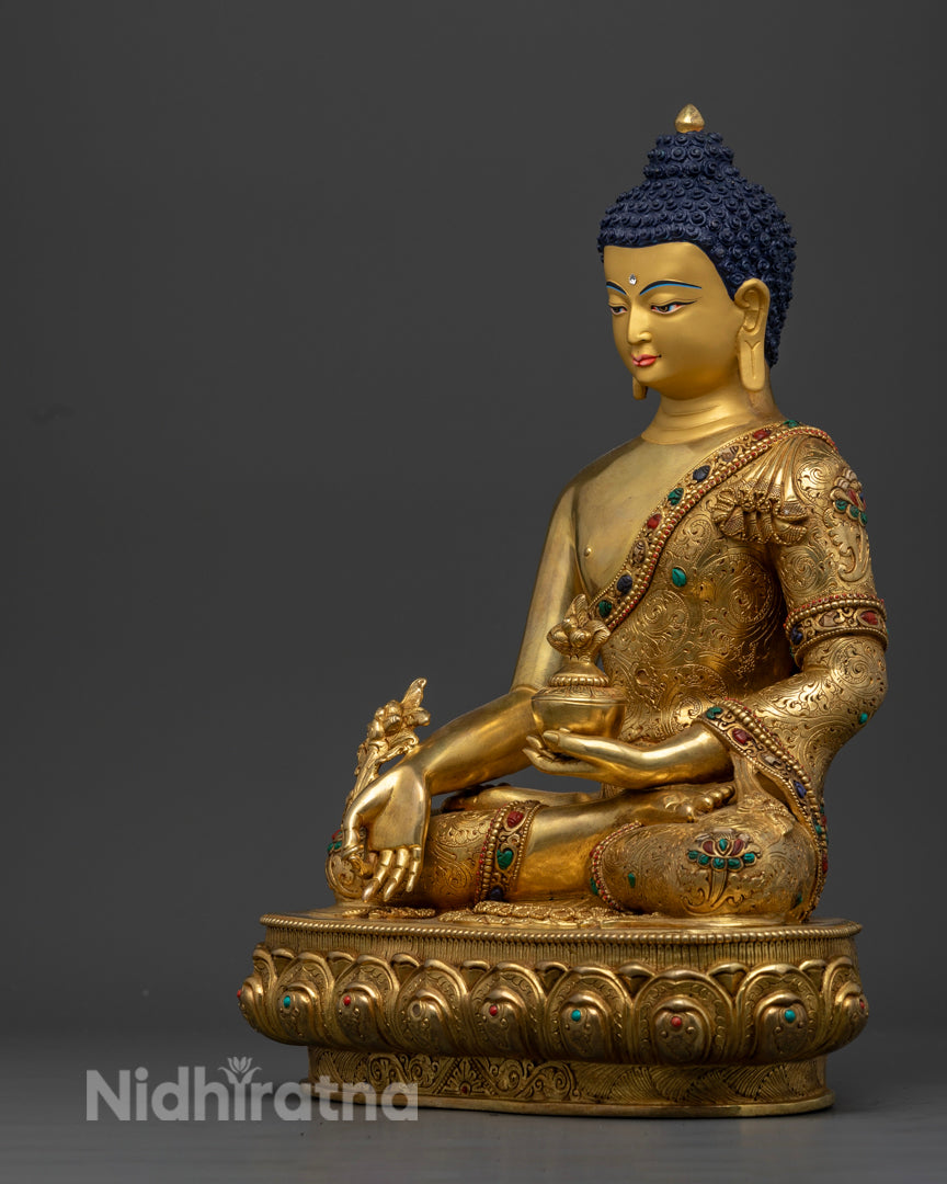Medicine Buddha Statue | Tibetan Healing Buddha