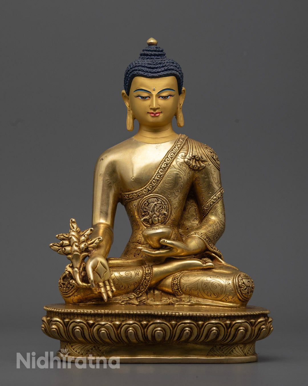 Medicine Buddha Healing Statue | Handmade Nepalese Art